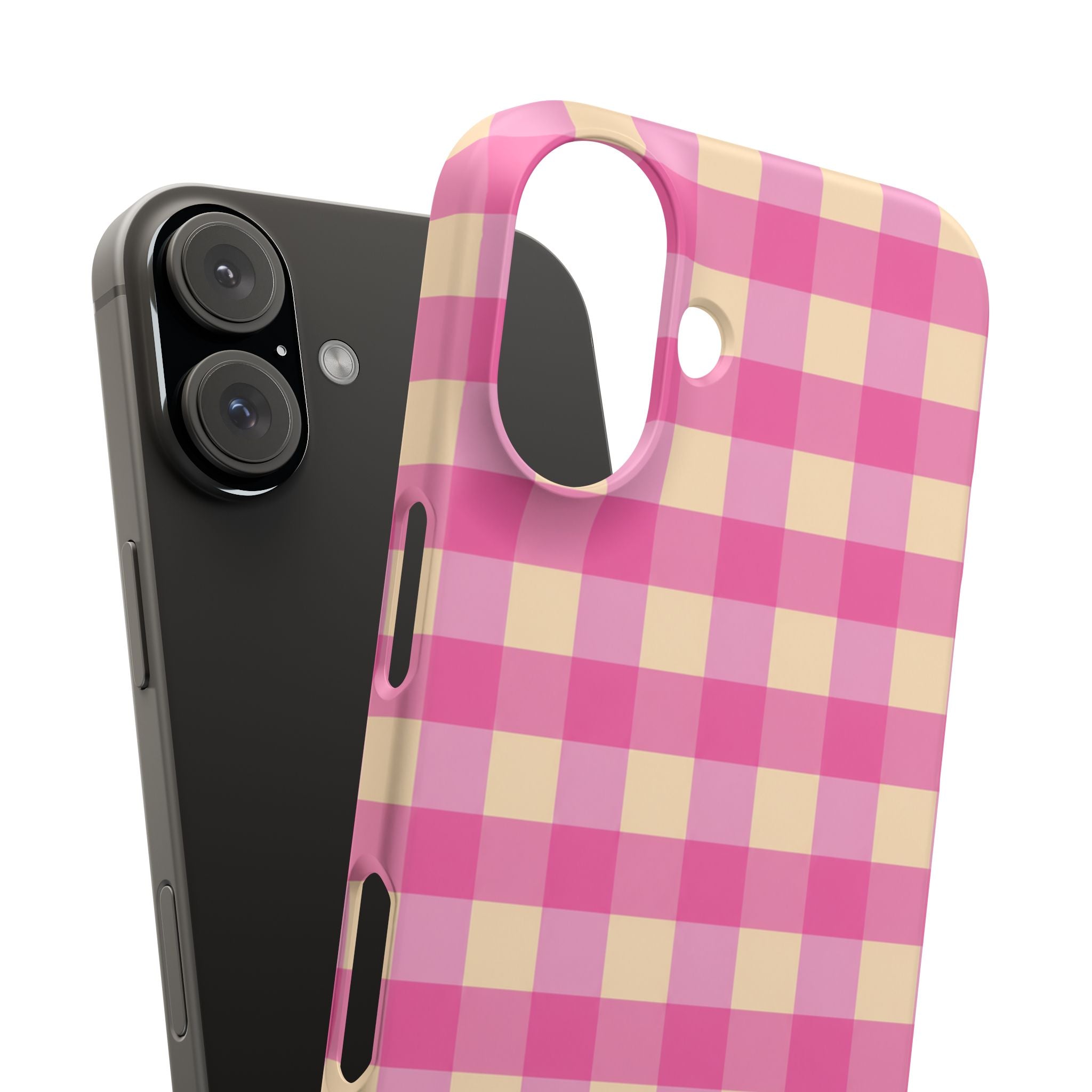Pink Gingham Phone Case