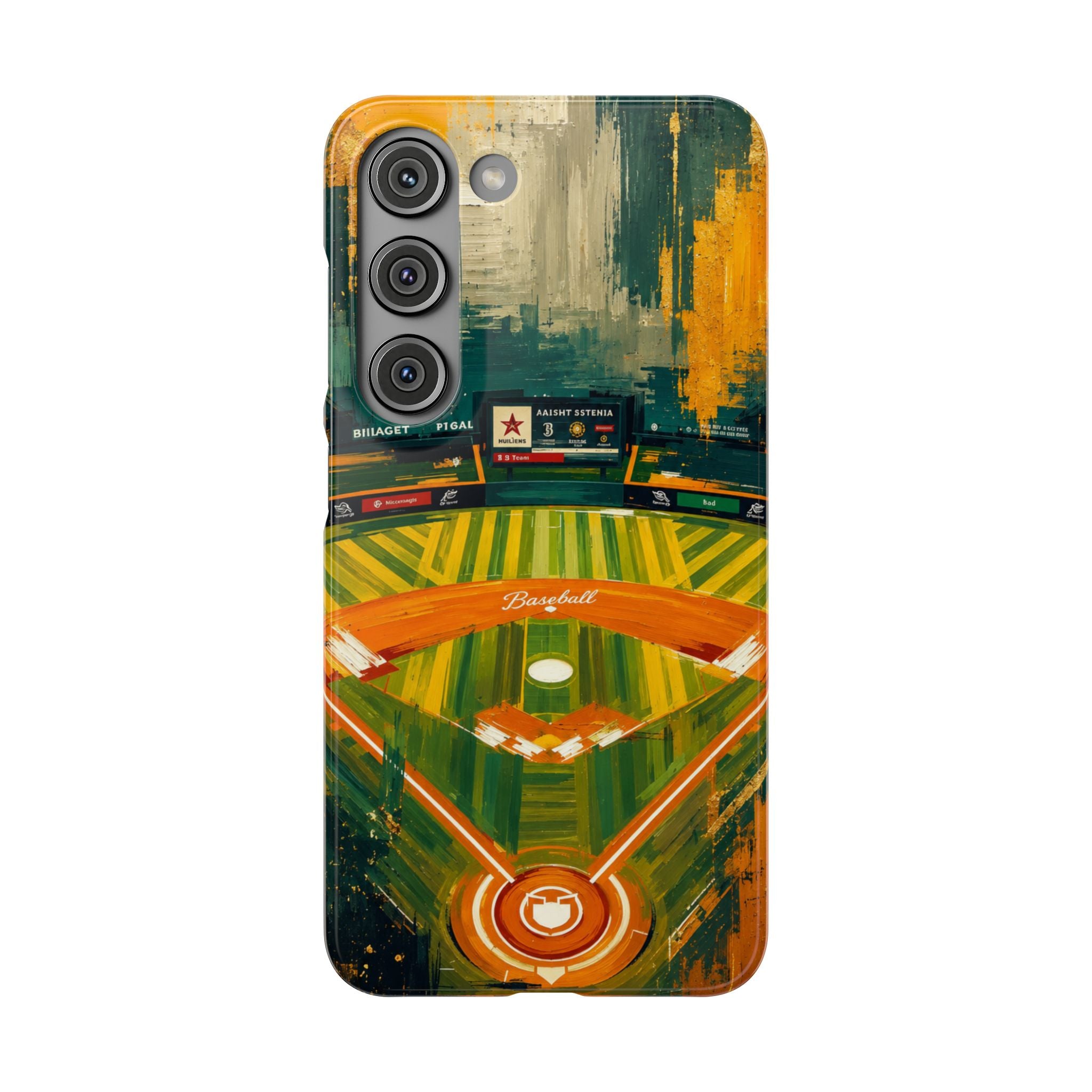 Abstract Baseball Stadium Phone Case