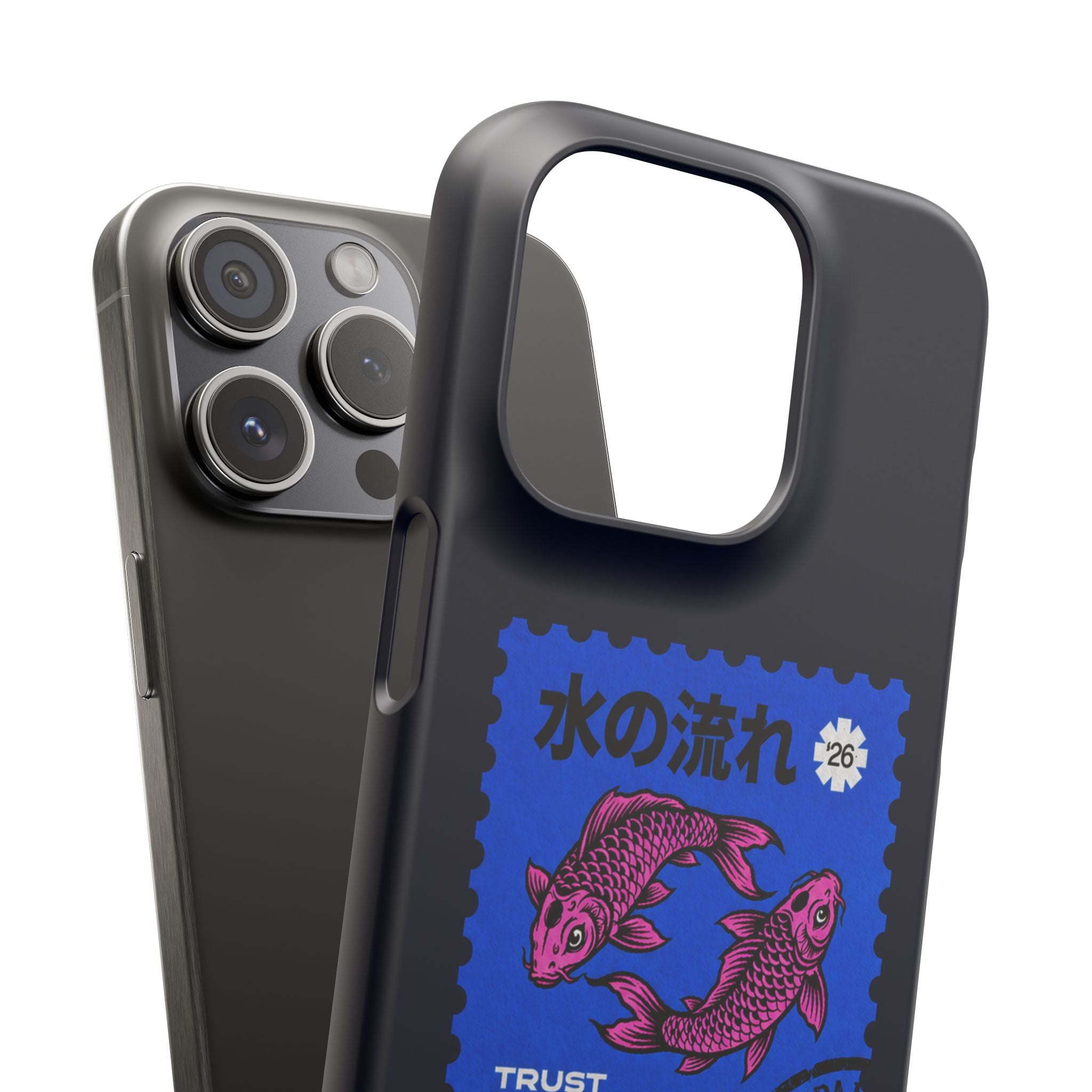 Trust The Flow Koi Phone Case