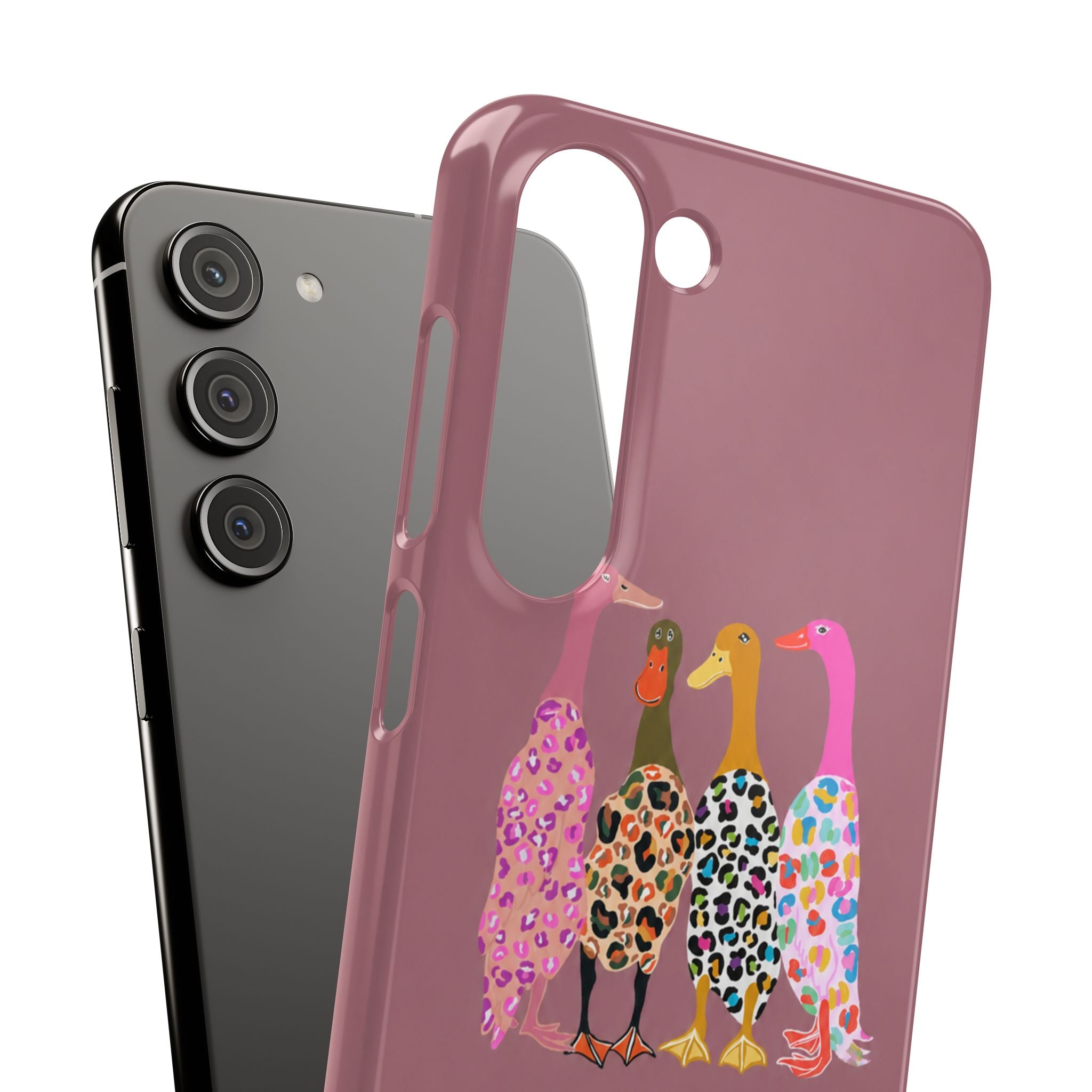 Colorful Leopard Ducks Phone Case