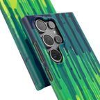 Liquid Emerald – Abstract Drip Phone Case