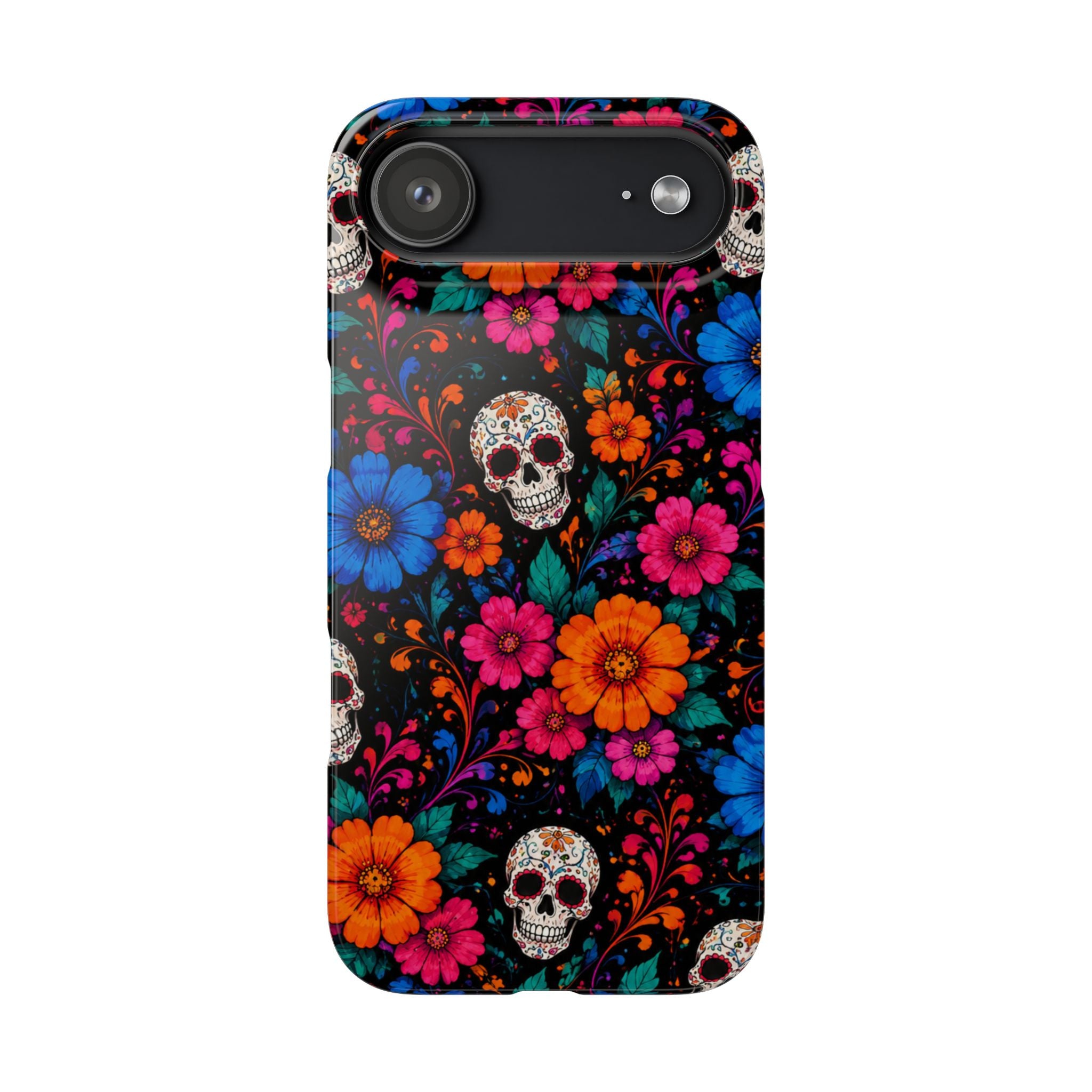 Sugar Skull Floral Phone Case