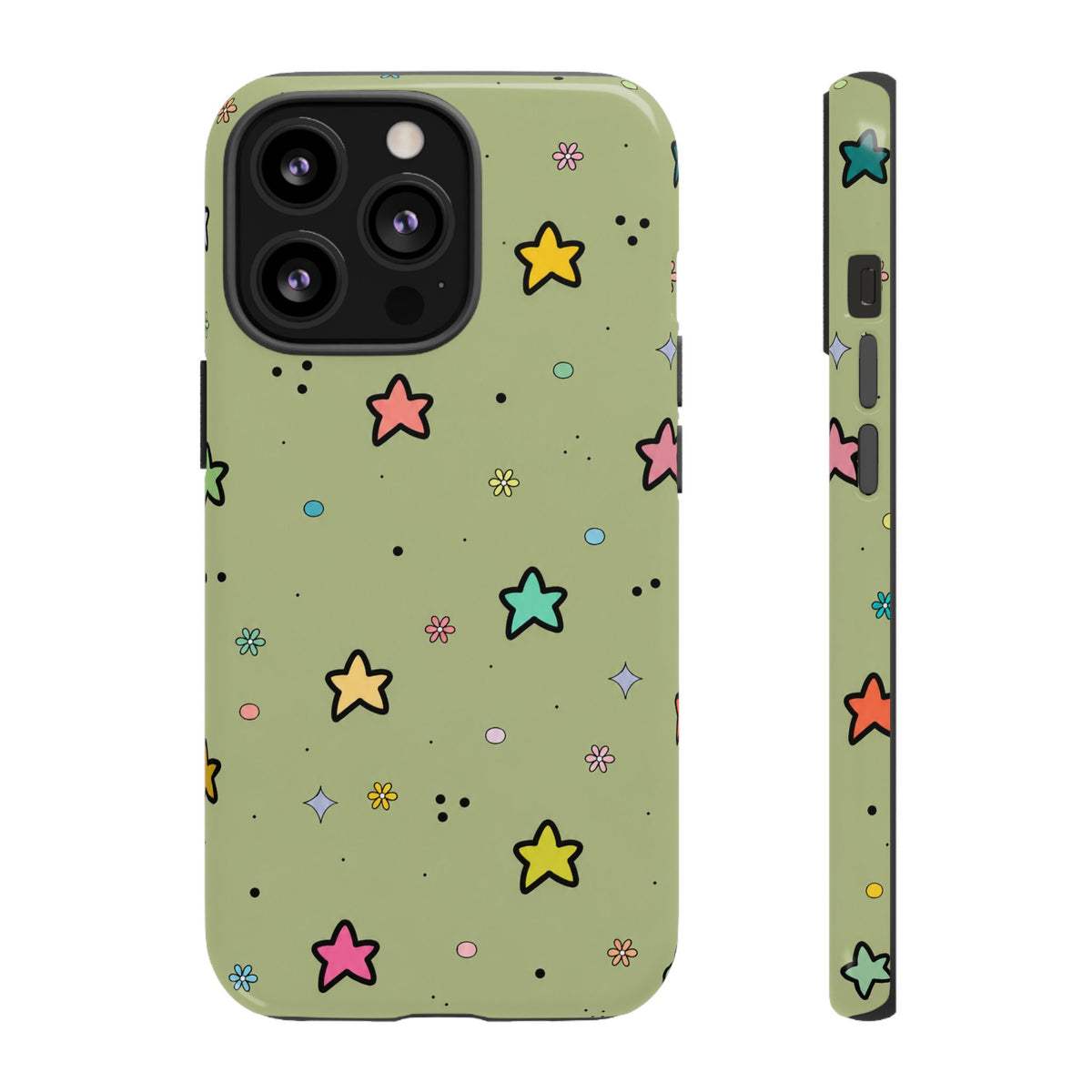 Cosmic Star Doodle Phone Case