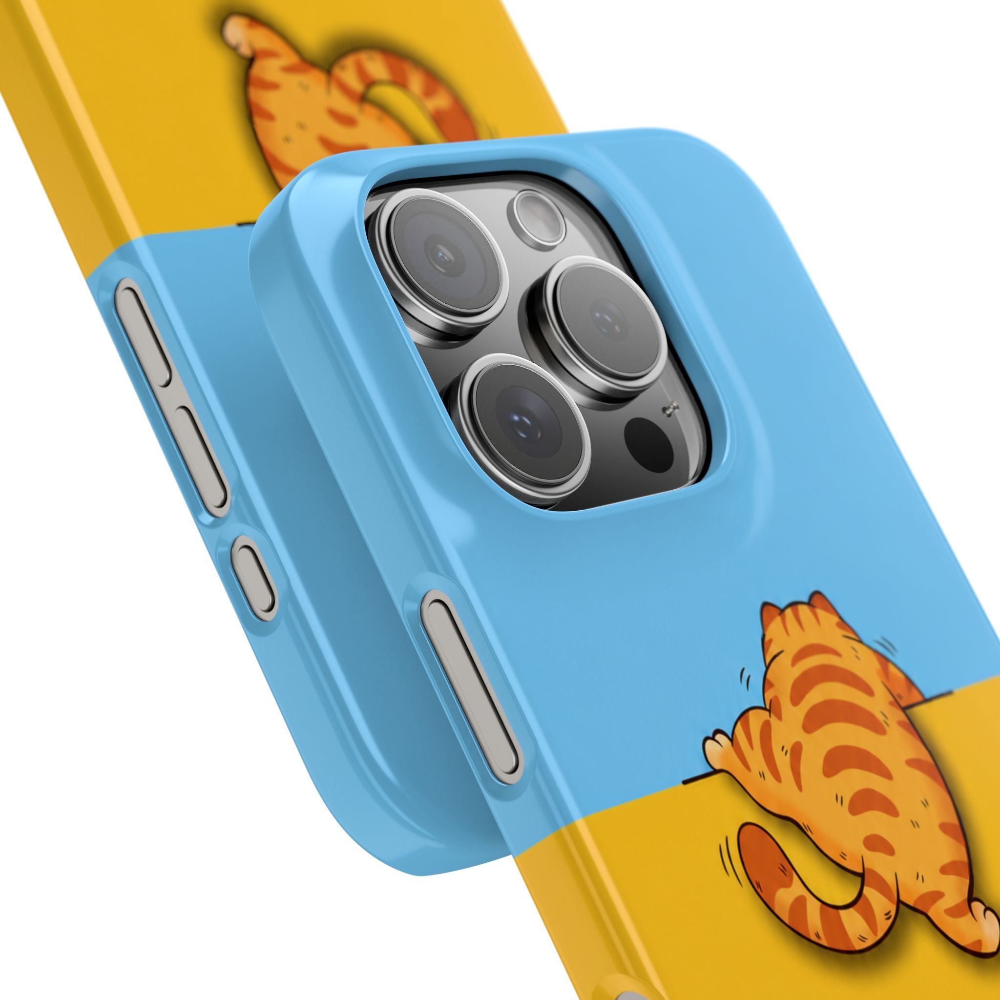 Peekaboo Orange Cat Phone Case