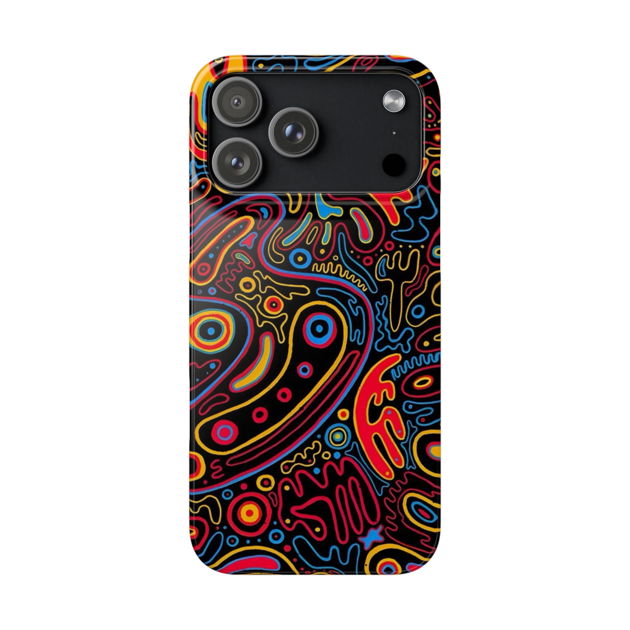 Neon Maze Phone Case