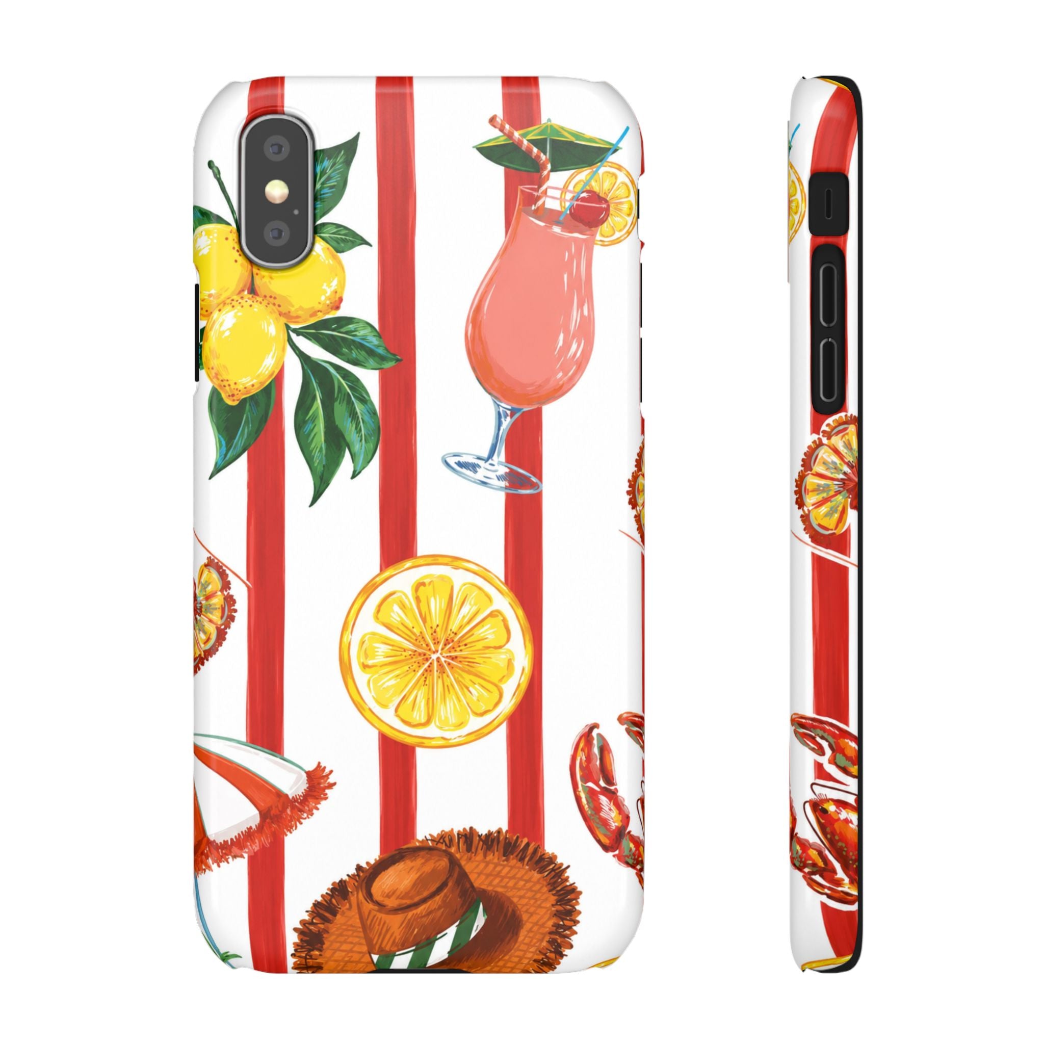 Lemon Coast – Summer Citrus Phone Case
