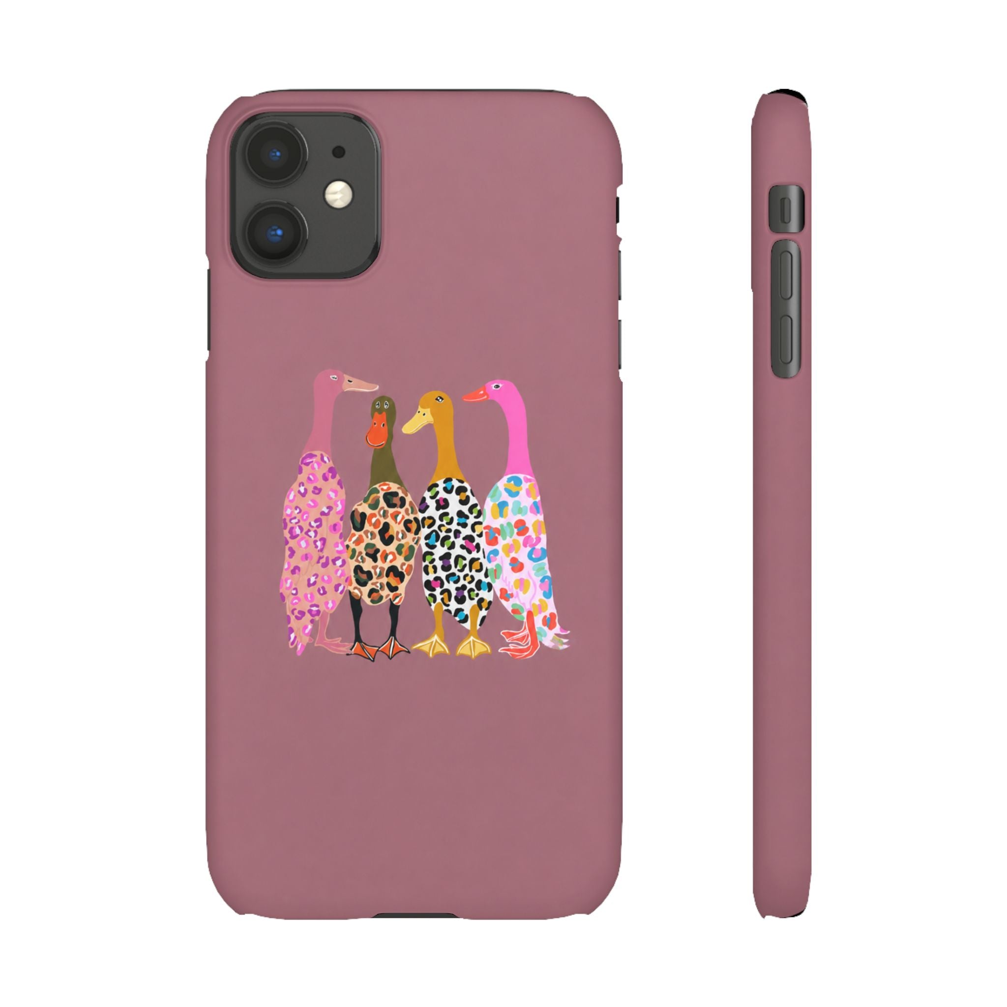 Colorful Leopard Ducks Phone Case