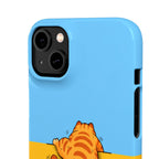 Peekaboo Orange Cat Phone Case