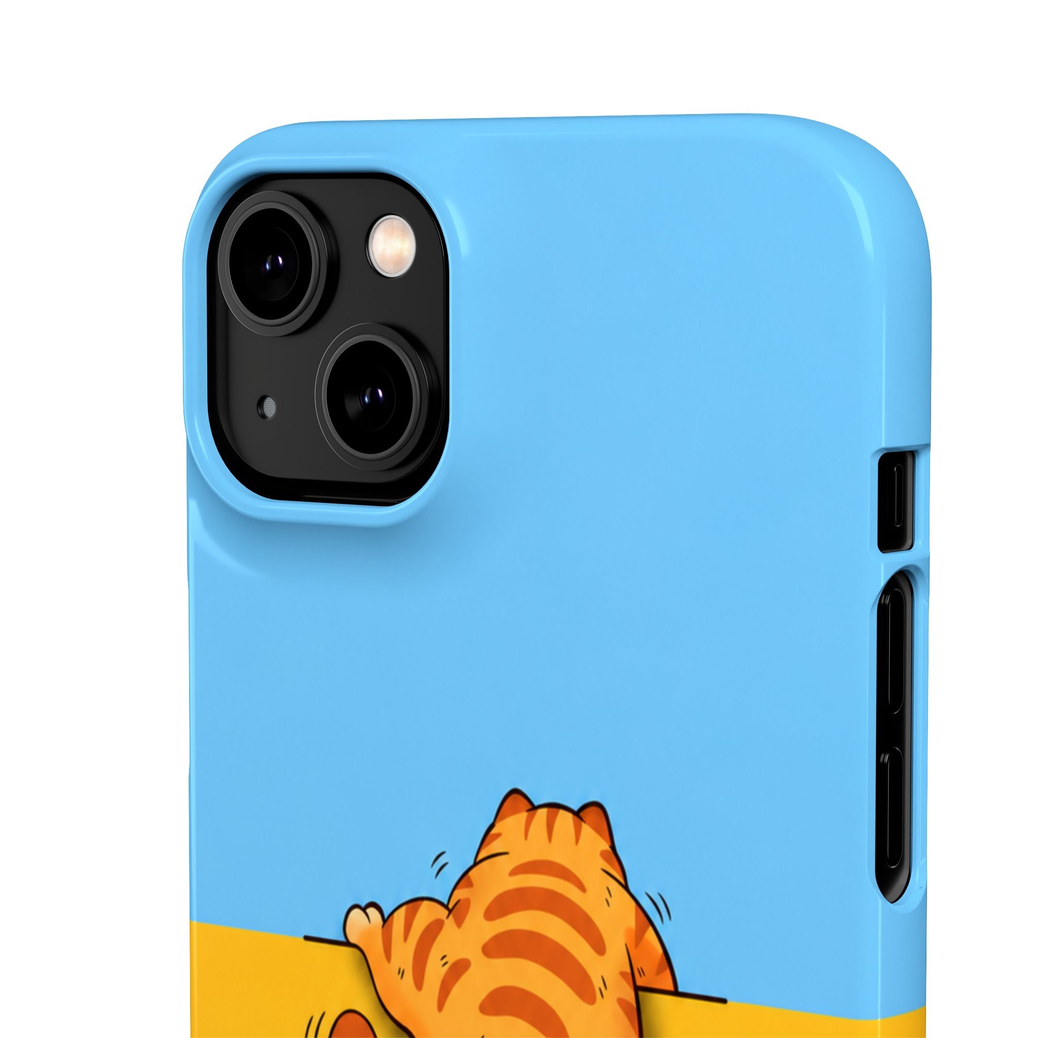 Peekaboo Orange Cat Phone Case