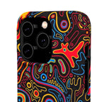 Neon Maze Phone Case