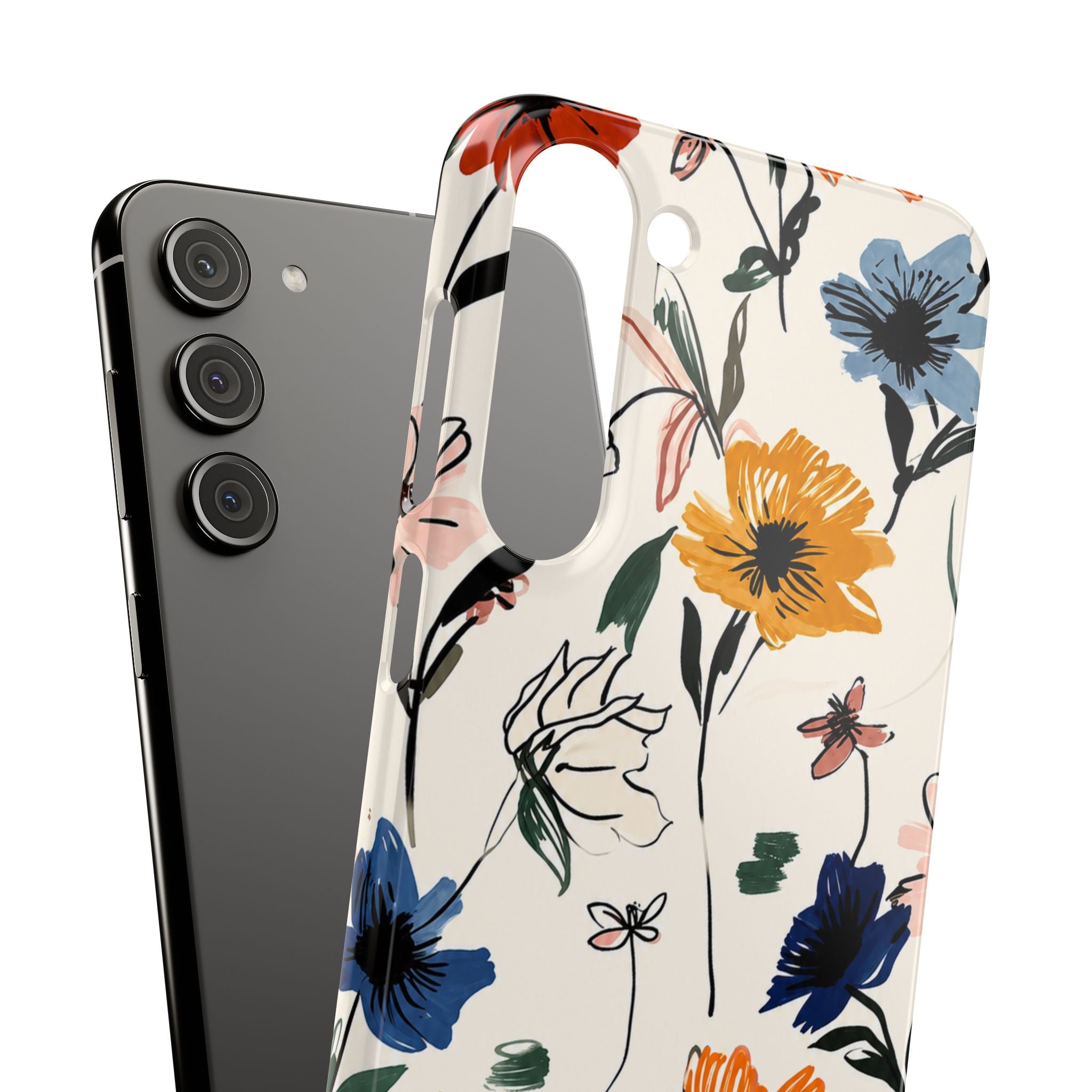 Wildflower Sketch Phone Case