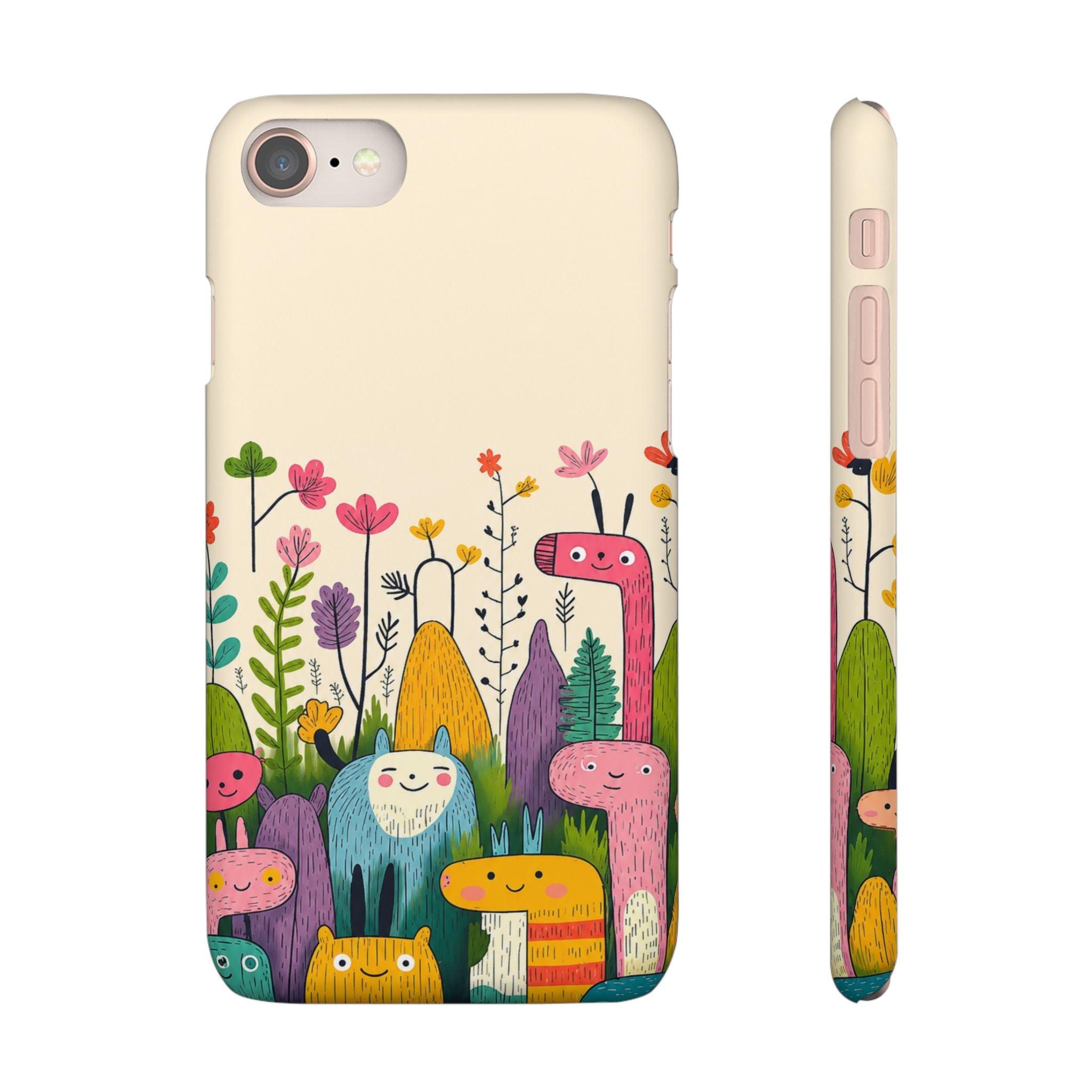 Cute Monster Garden Phone Case