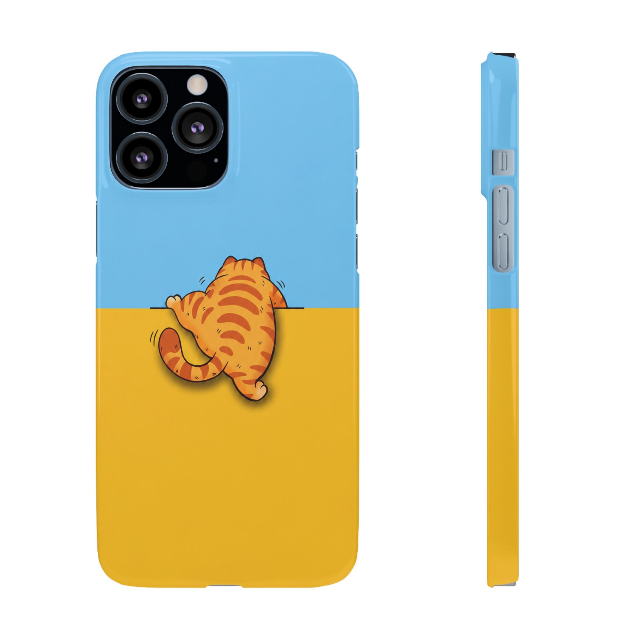 Peekaboo Orange Cat Phone Case
