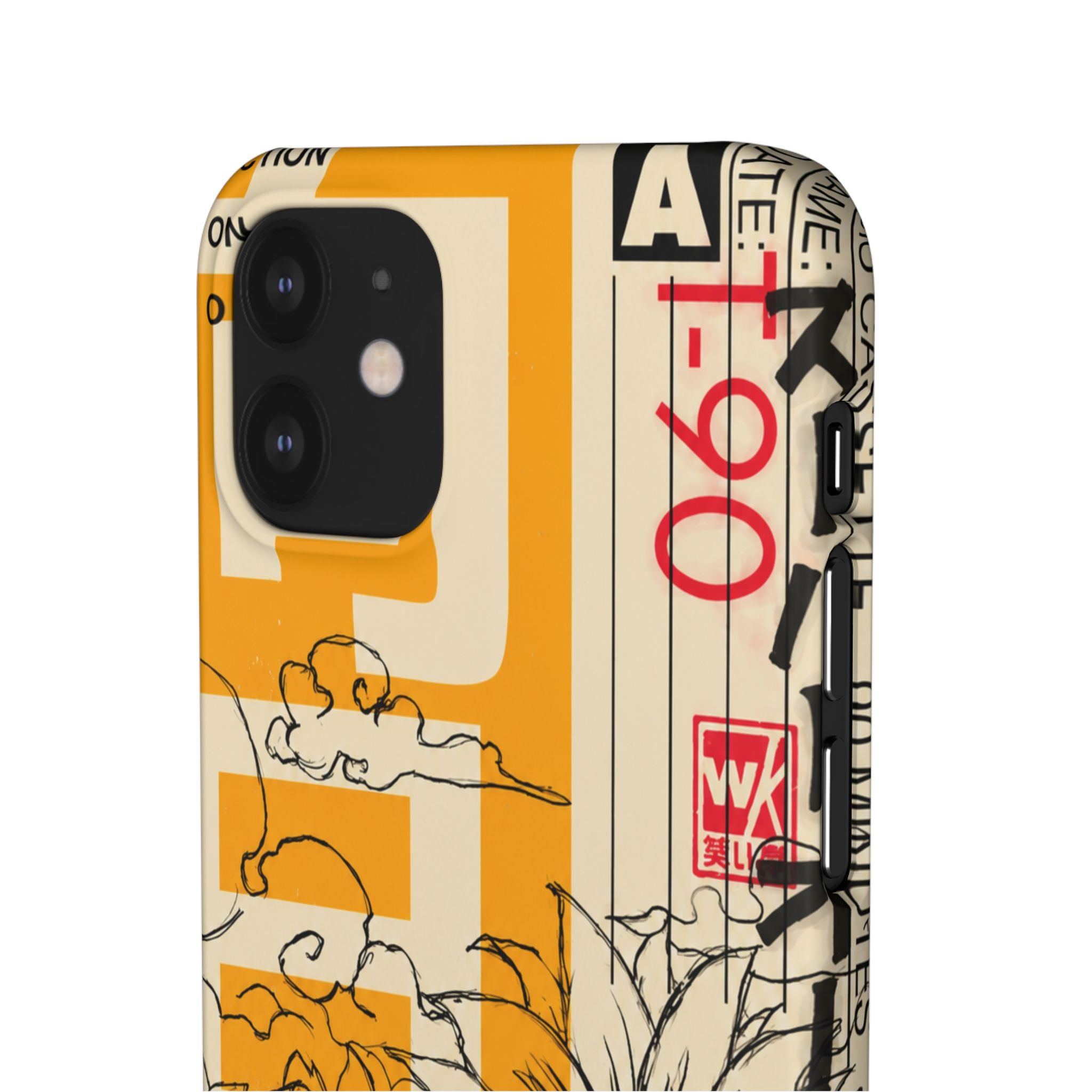 Retro Cassette Floral Phone Case