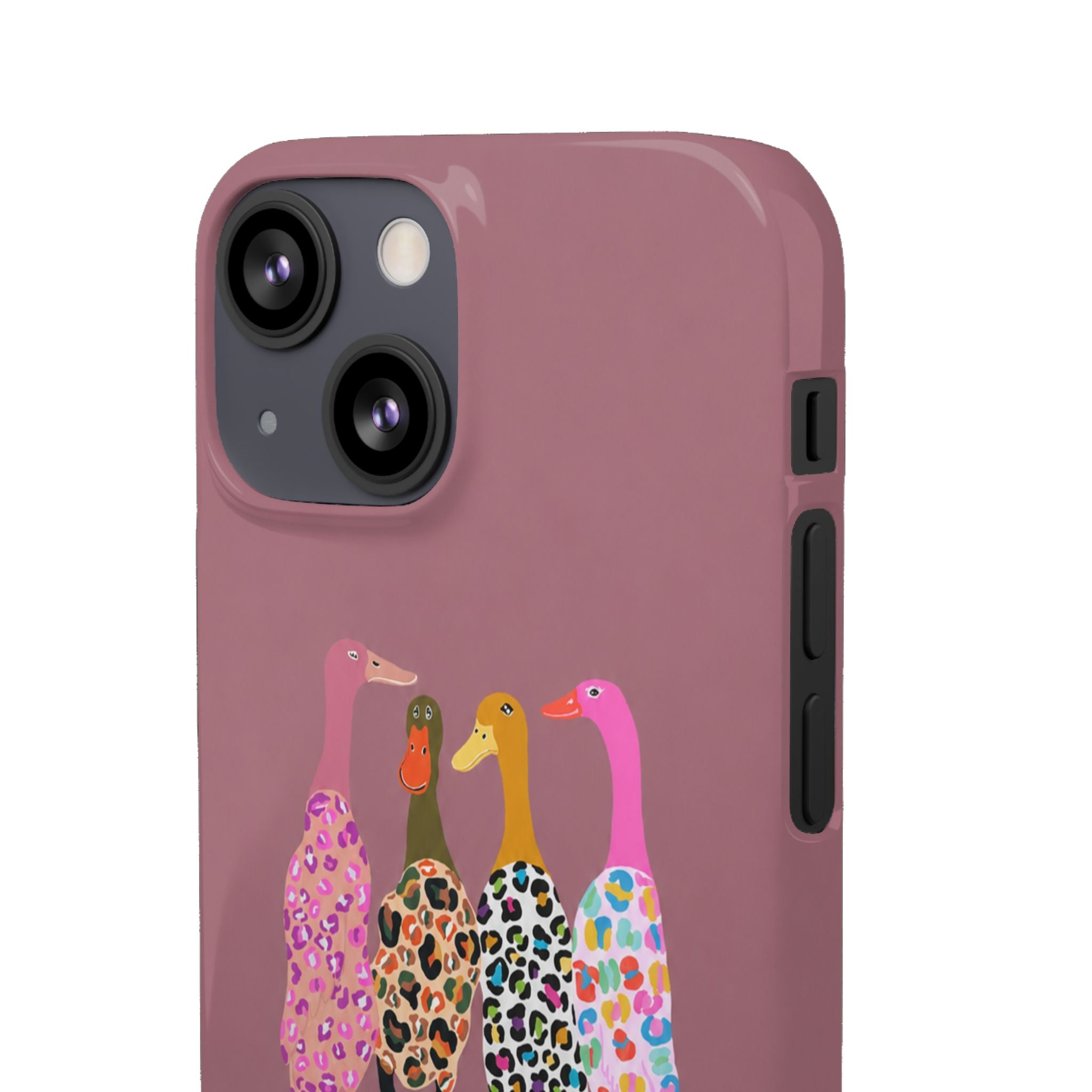 Colorful Leopard Ducks Phone Case