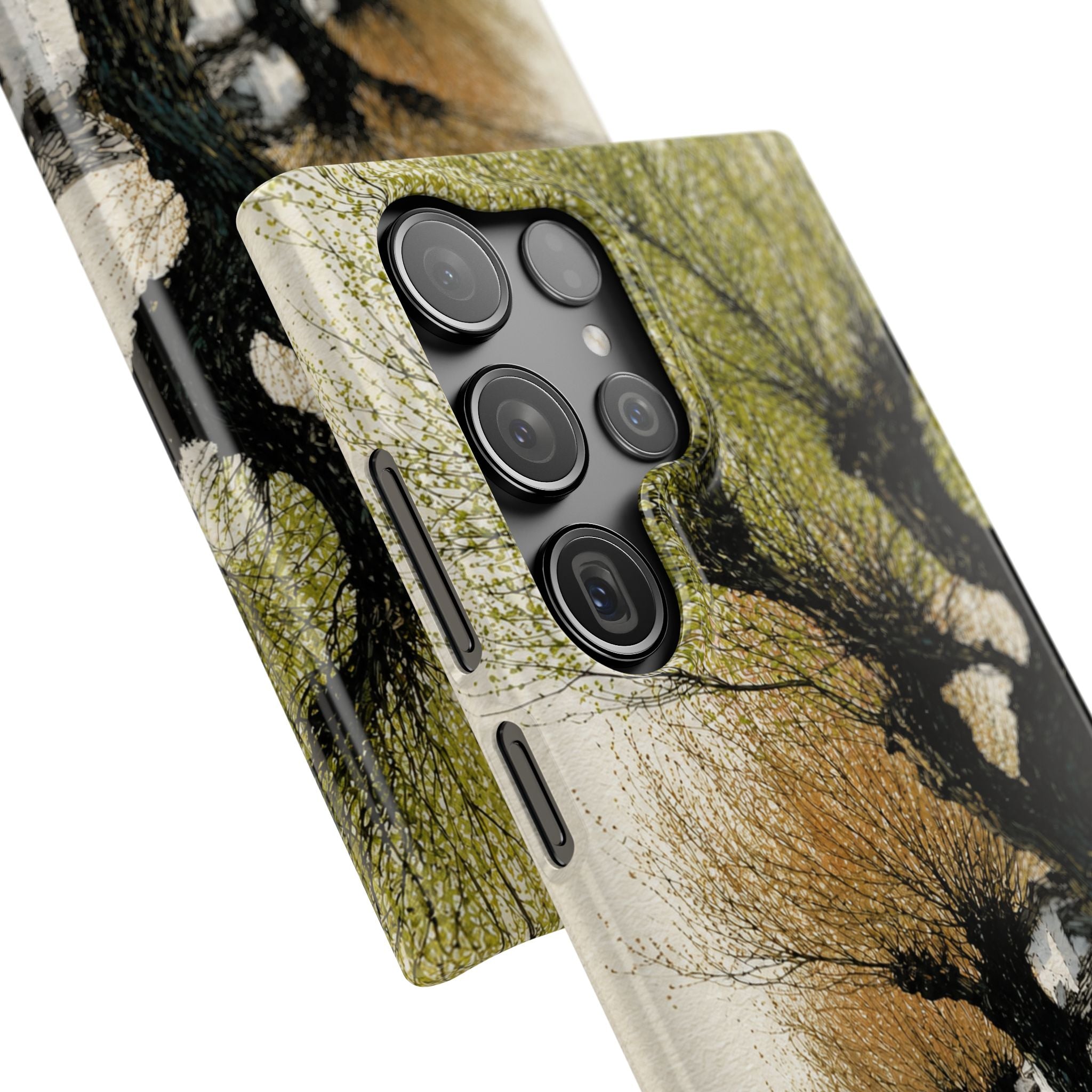 Serene Willow Landscape Phone Case