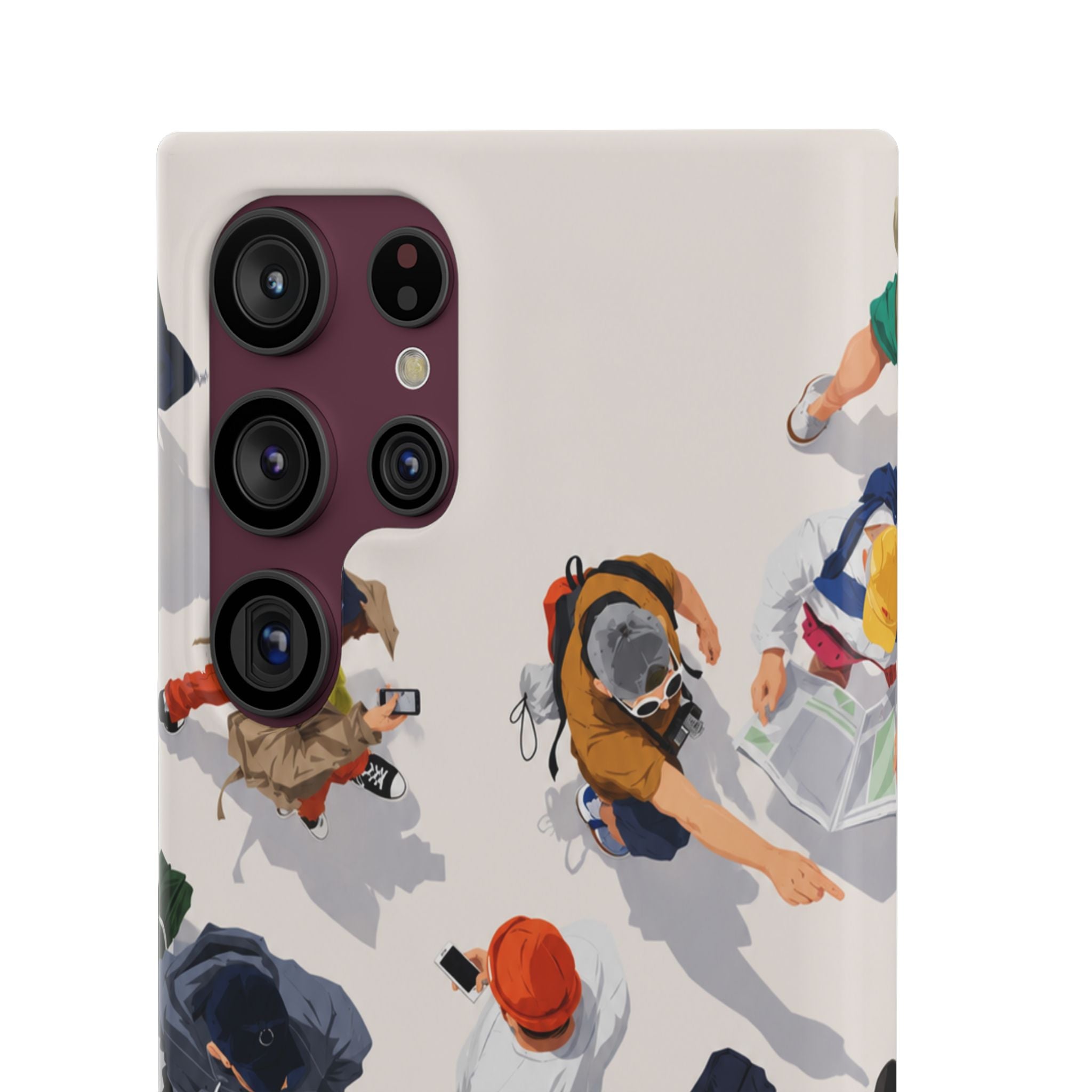 City Crowd Aesthetic Phone Case