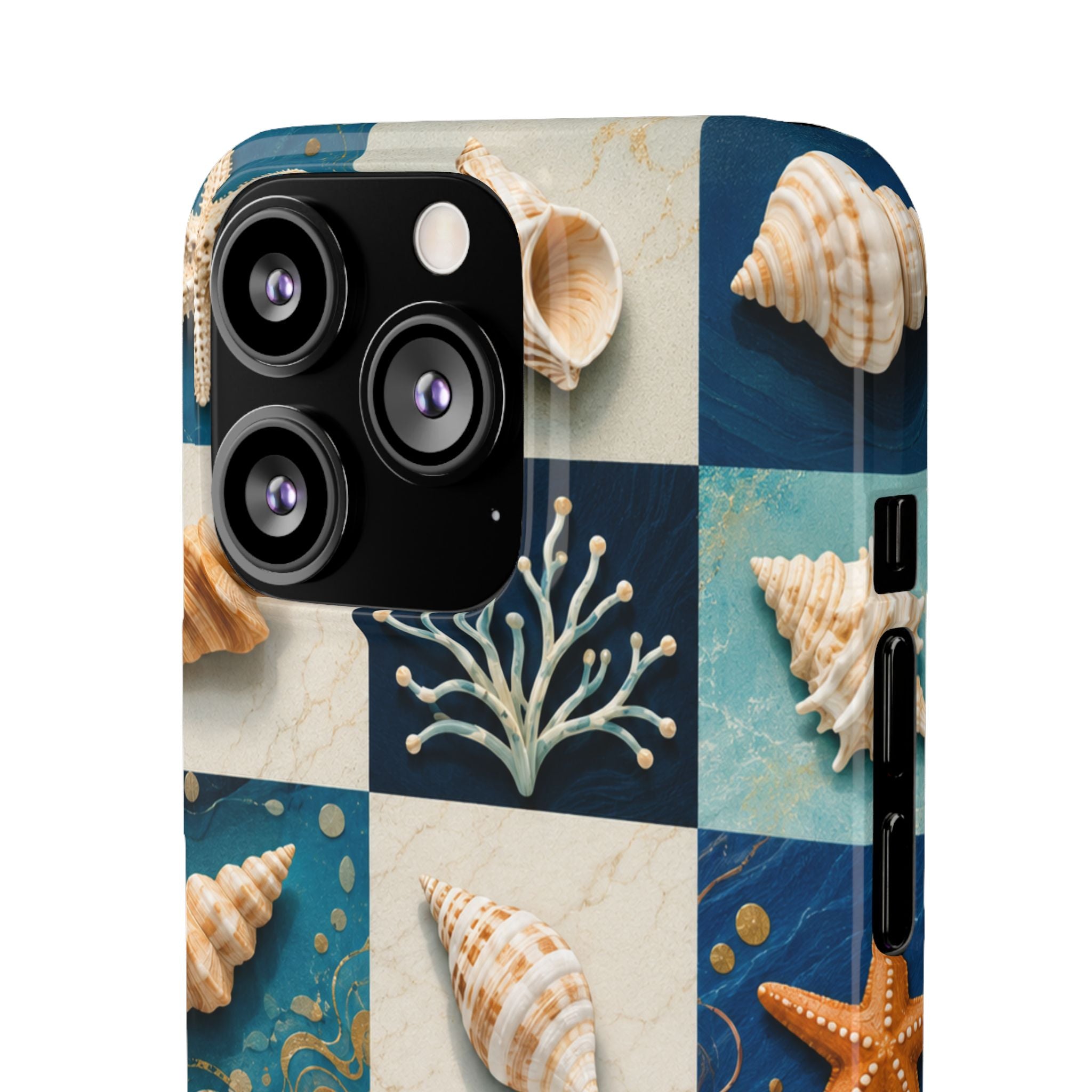 Coastal Seashell Mosaic Phone Case