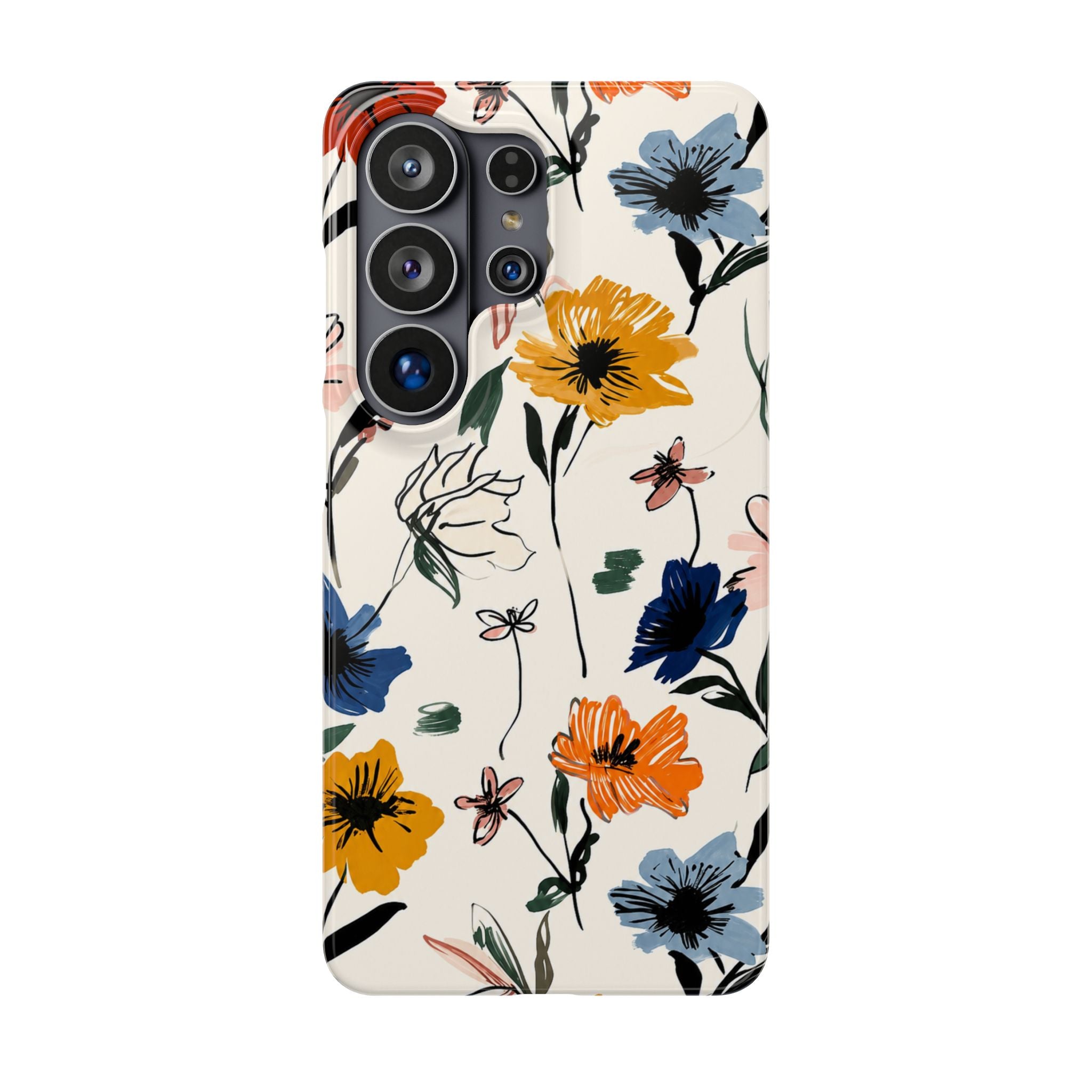 Wildflower Sketch Phone Case