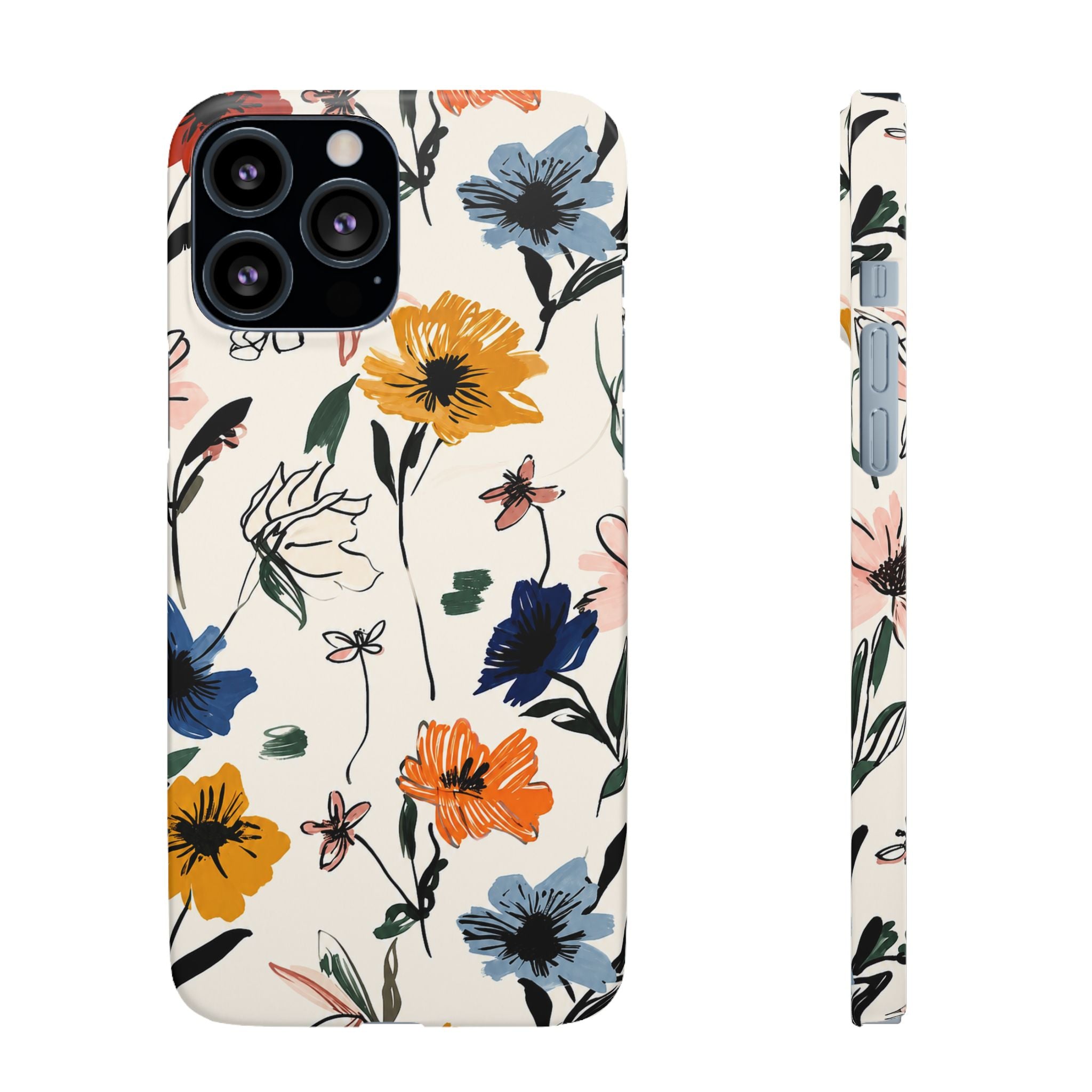 Wildflower Sketch Phone Case