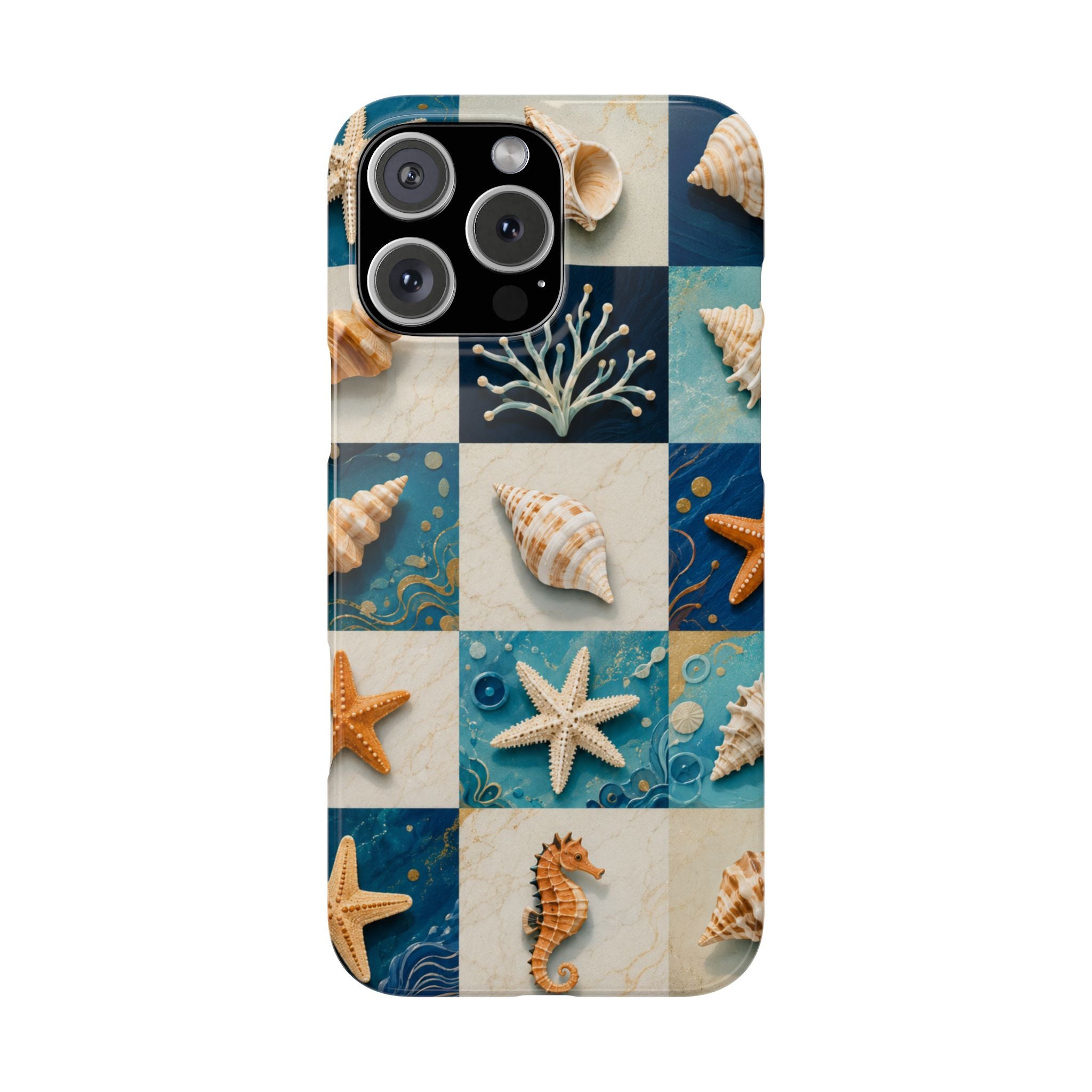 Coastal Seashell Mosaic Phone Case