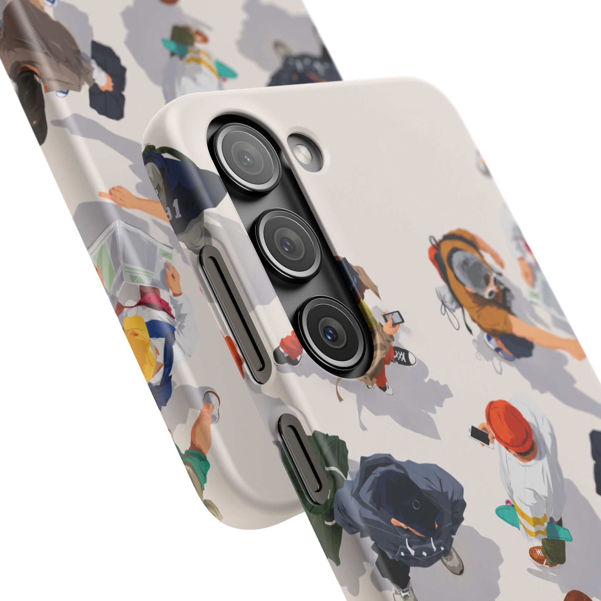 City Crowd Aesthetic Phone Case