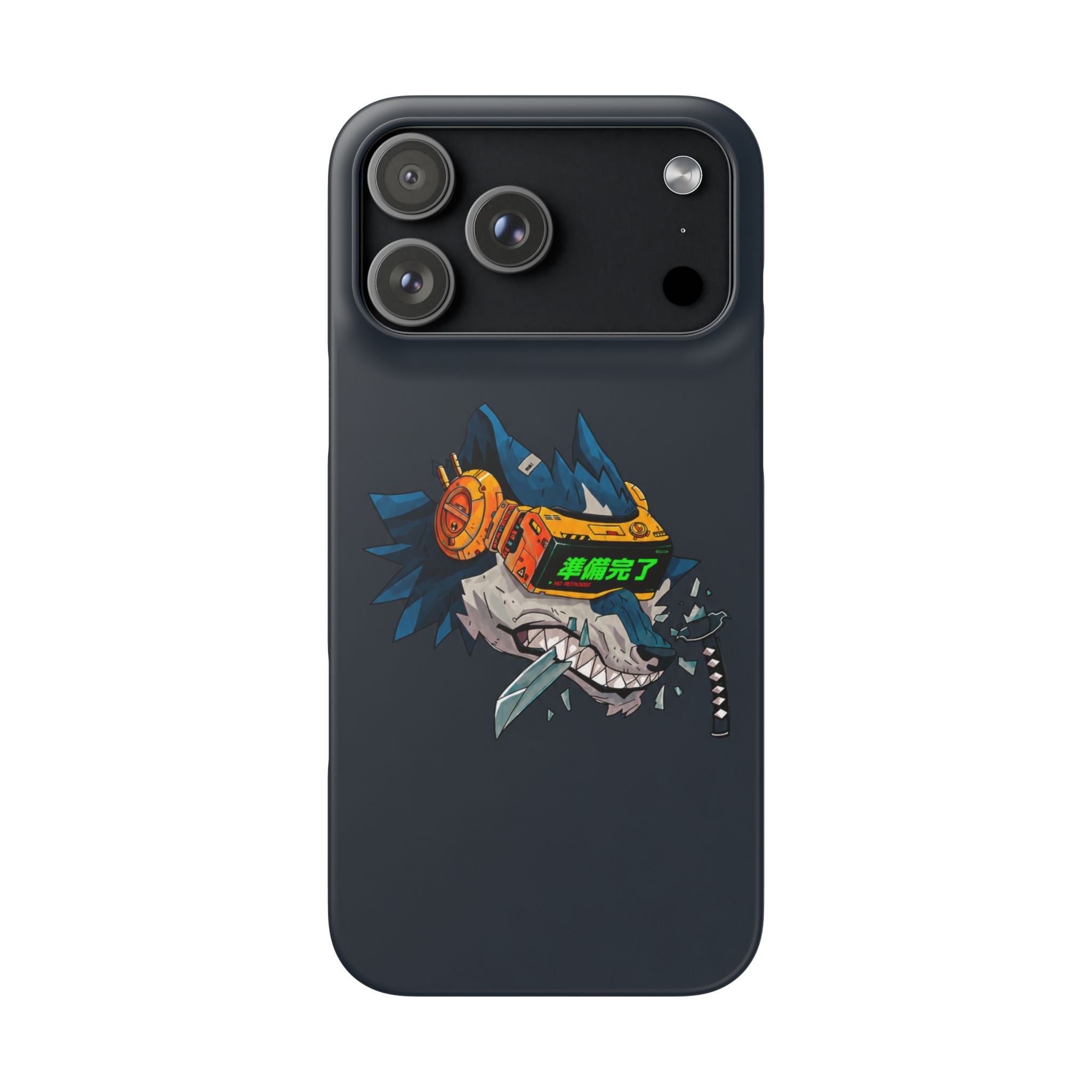 Cyberpunk Wolf Phone Case