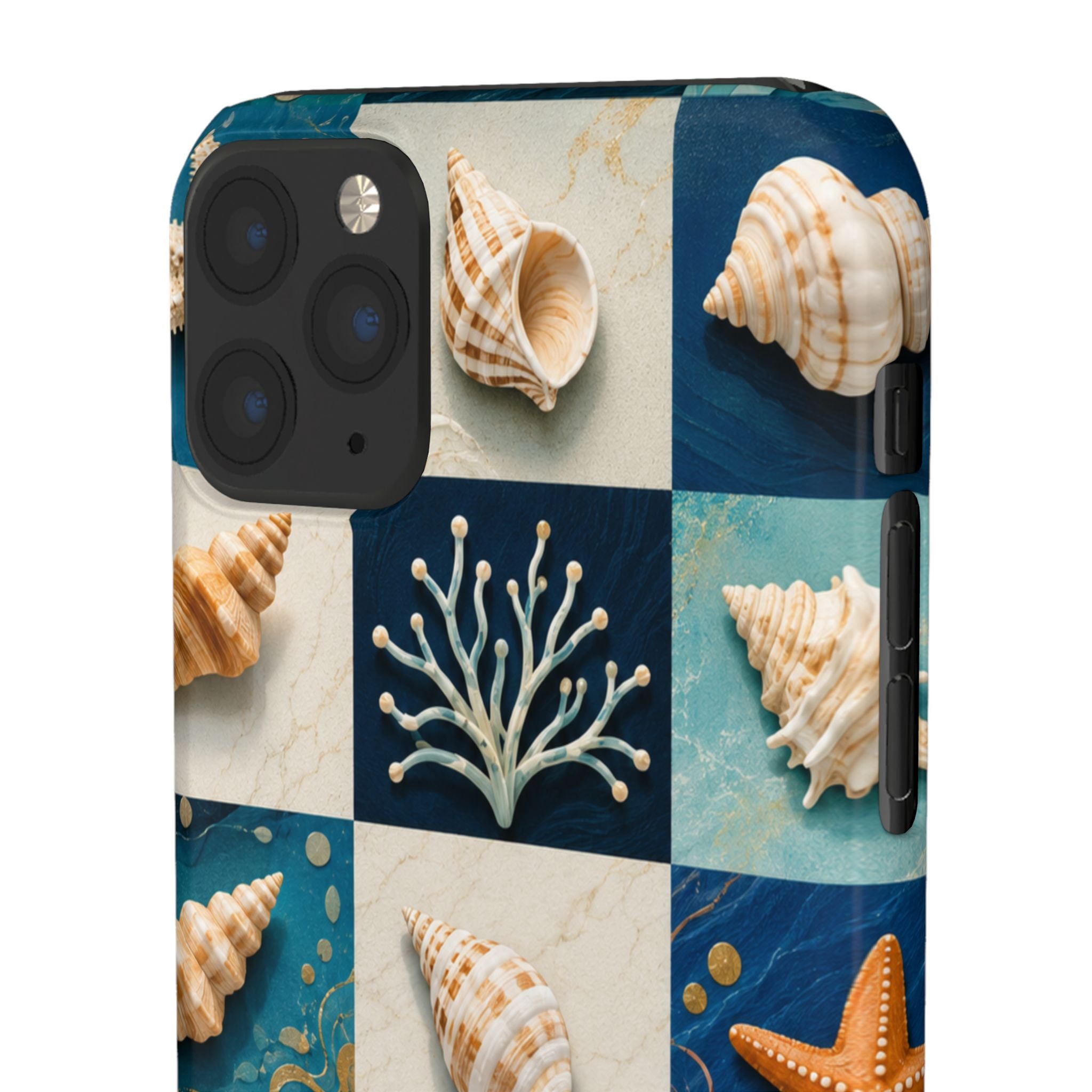 Coastal Seashell Mosaic Phone Case
