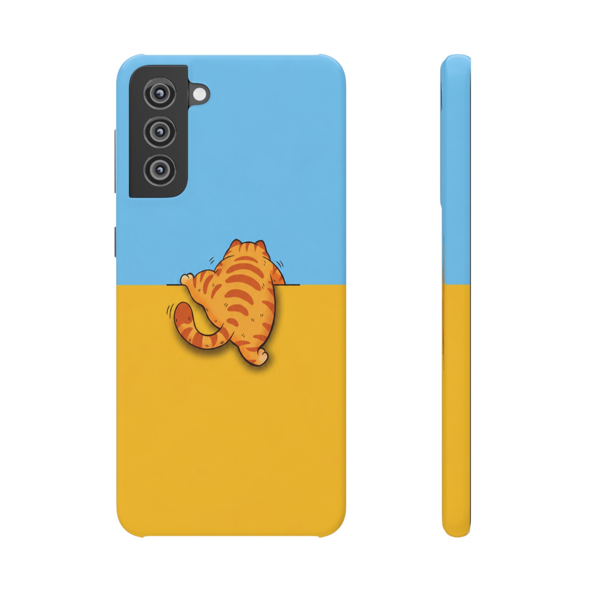 Peekaboo Orange Cat Phone Case
