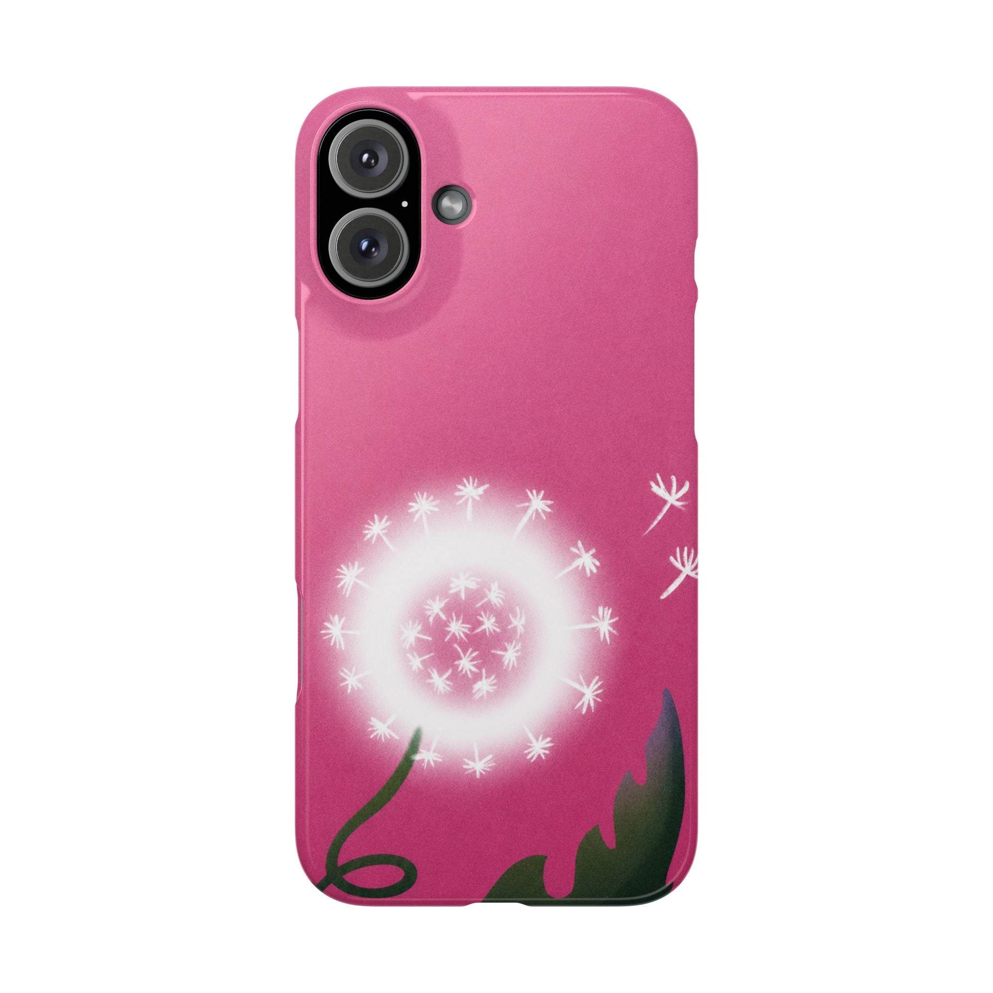 Pink Dandelion Phone Case