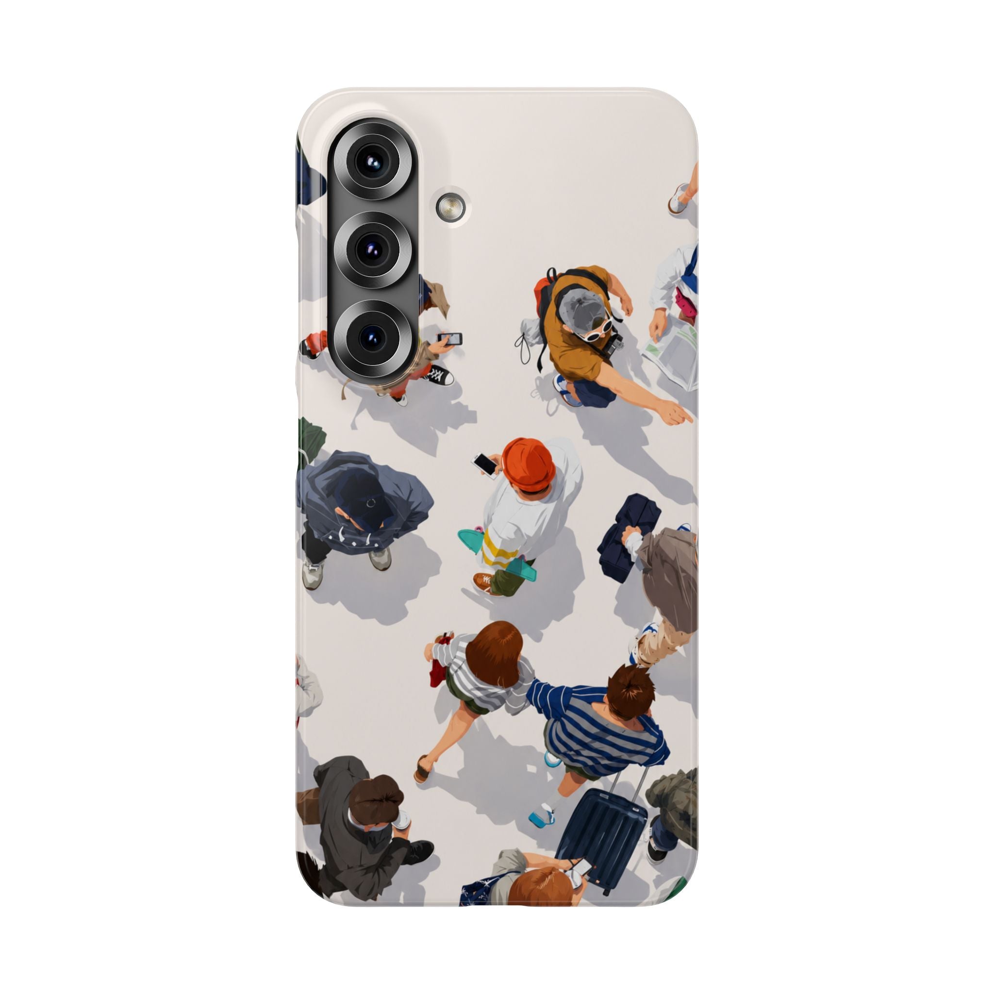 City Crowd Aesthetic Phone Case