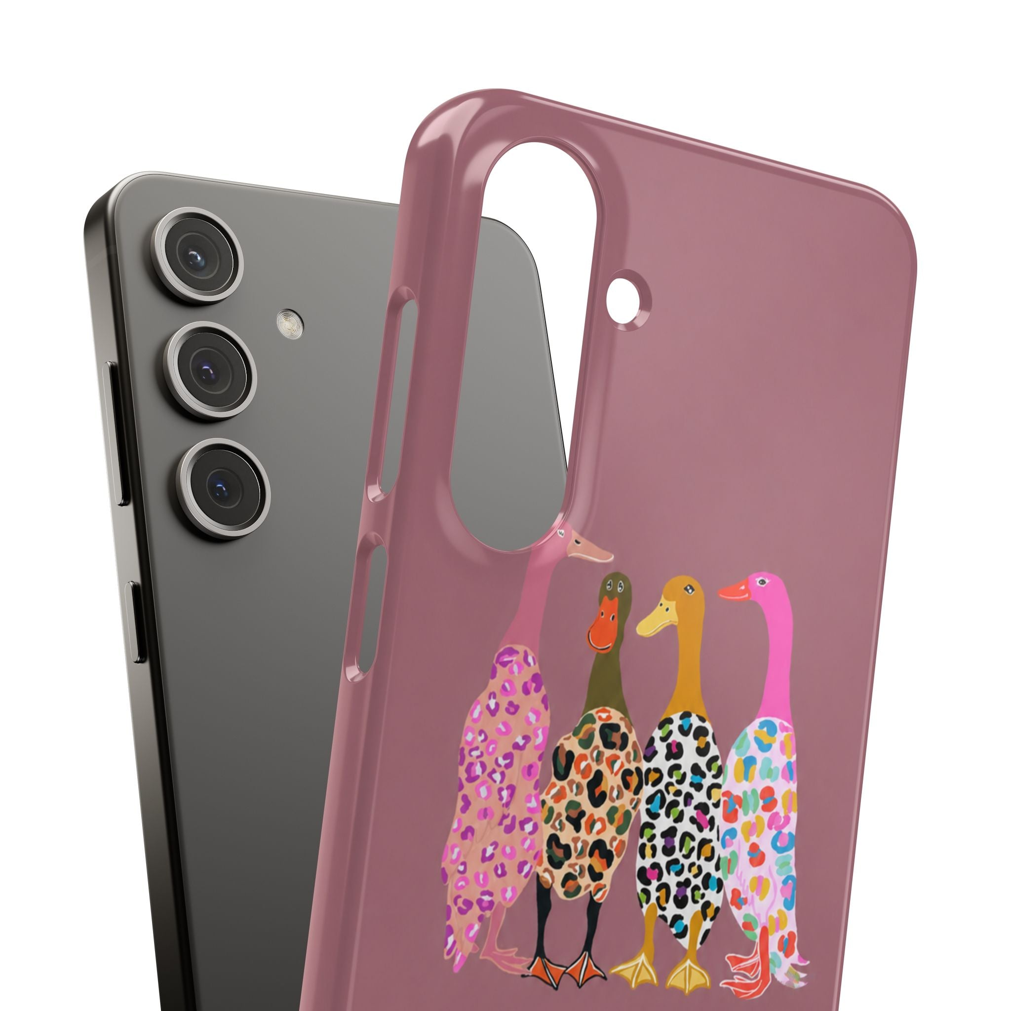 Colorful Leopard Ducks Phone Case