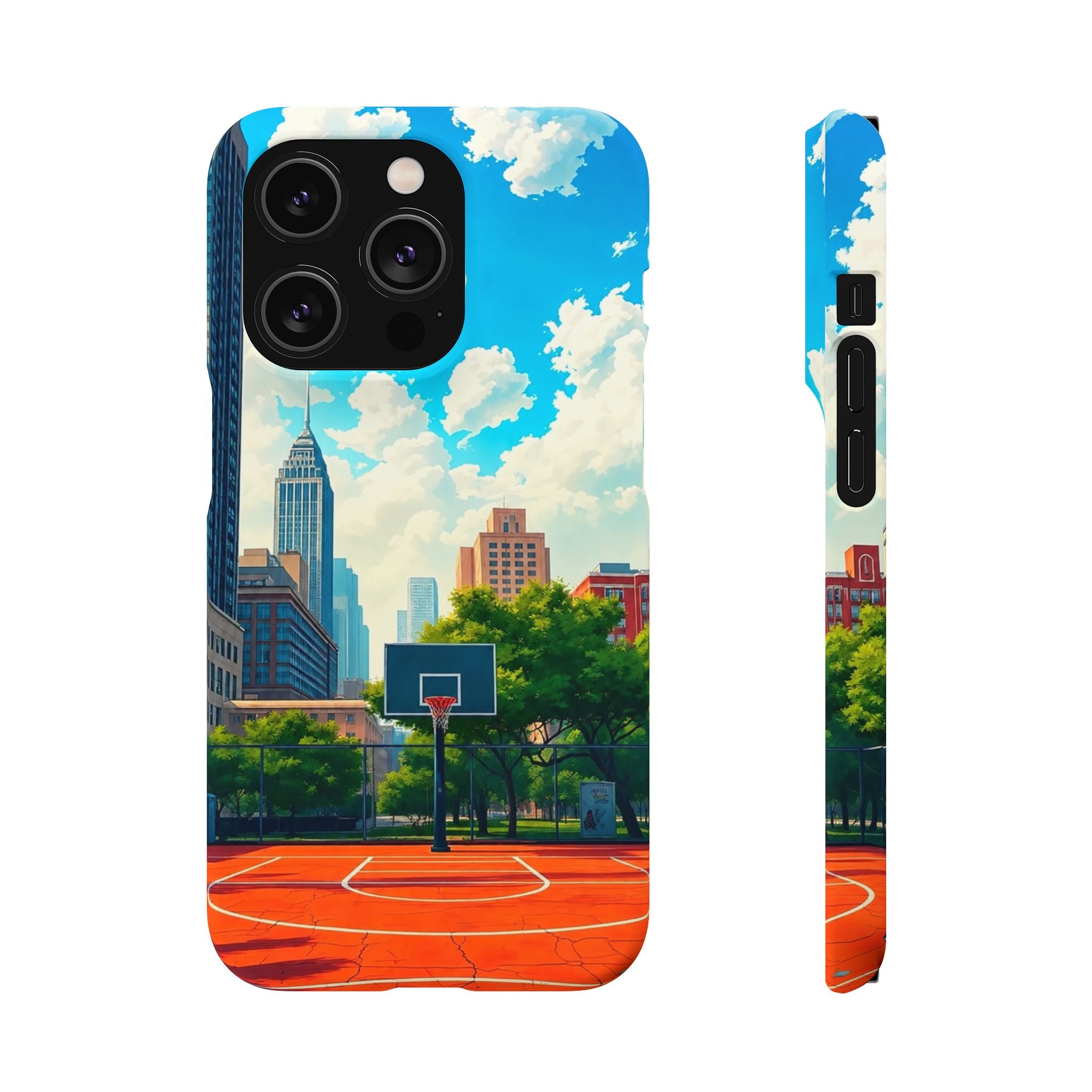 Urban Basketball Court Phone Case