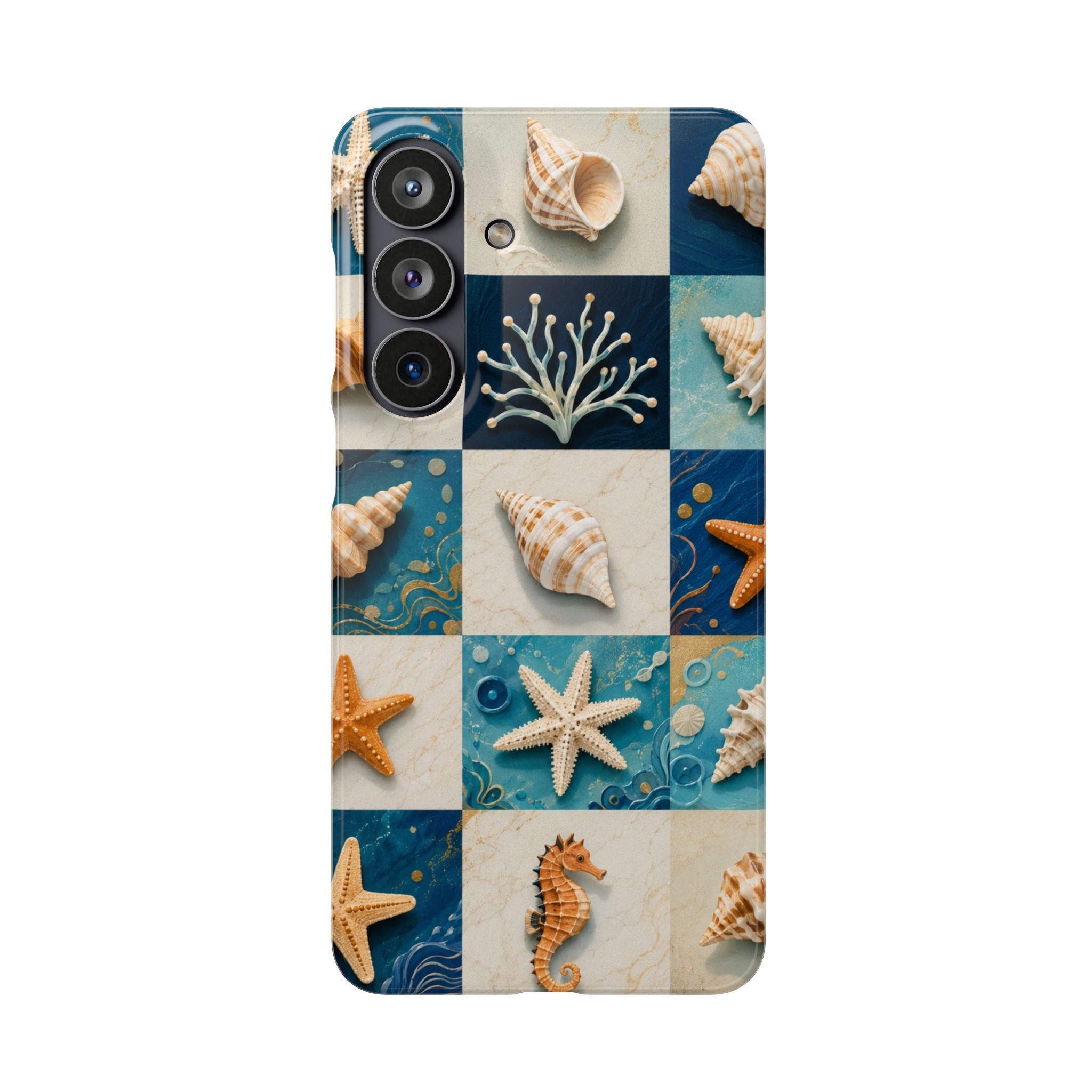 Coastal Seashell Mosaic Phone Case