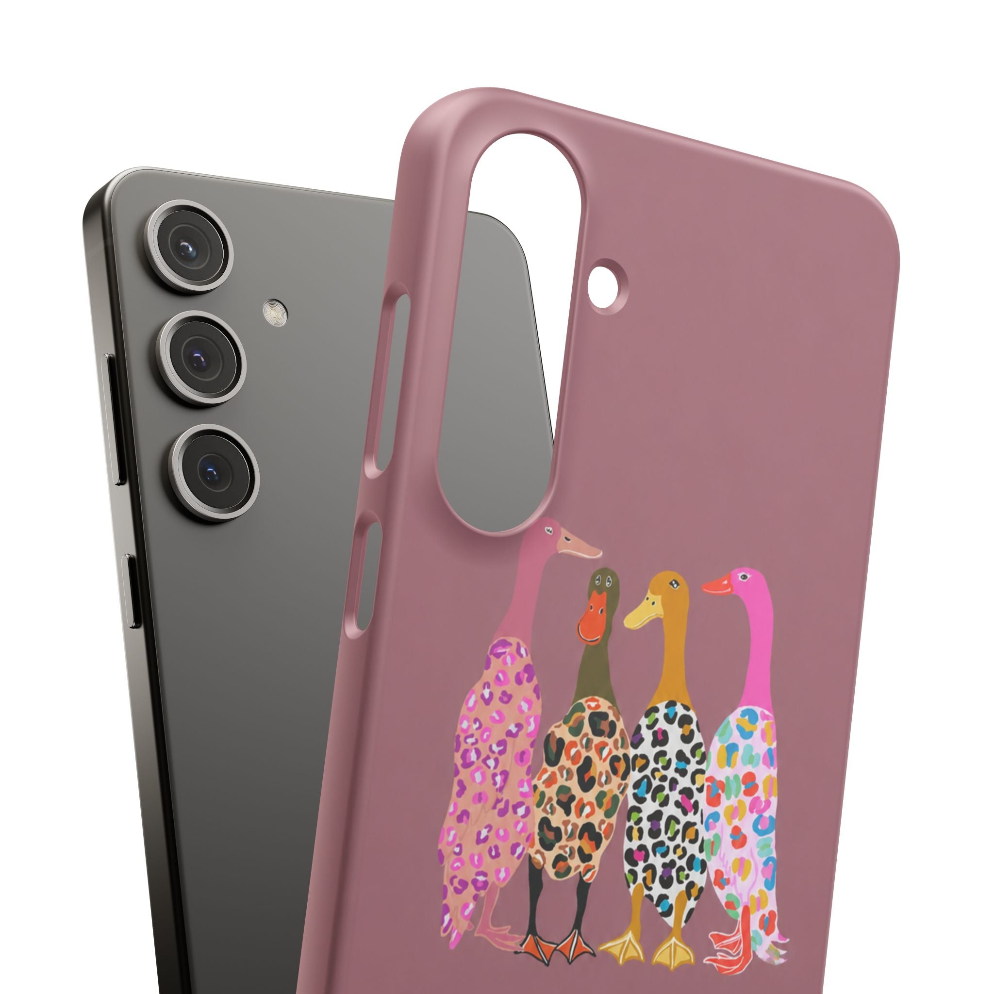 Colorful Leopard Ducks Phone Case