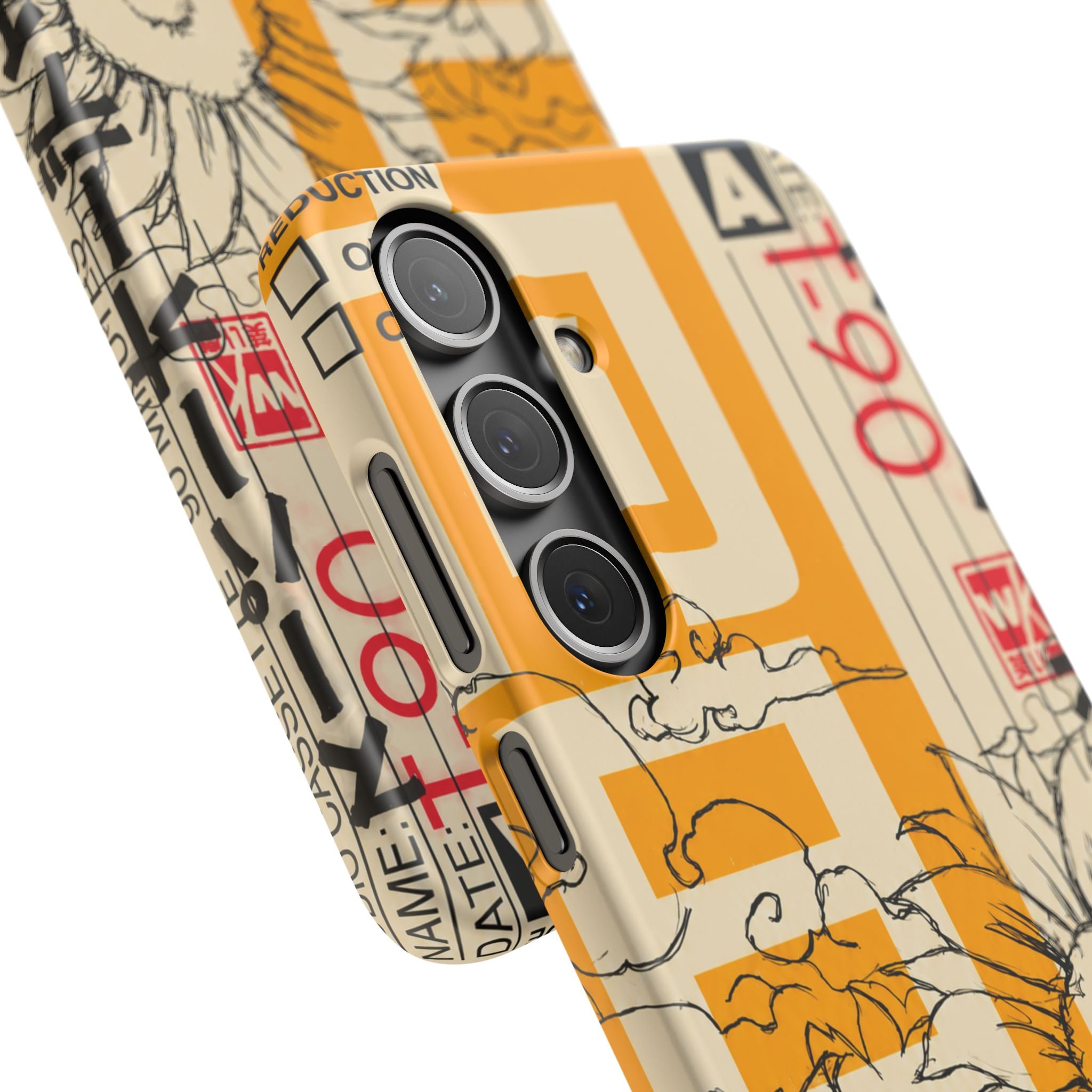Retro Cassette Floral Phone Case