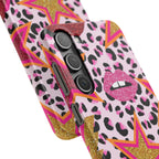 Pink Leopard Pop Art Phone Case