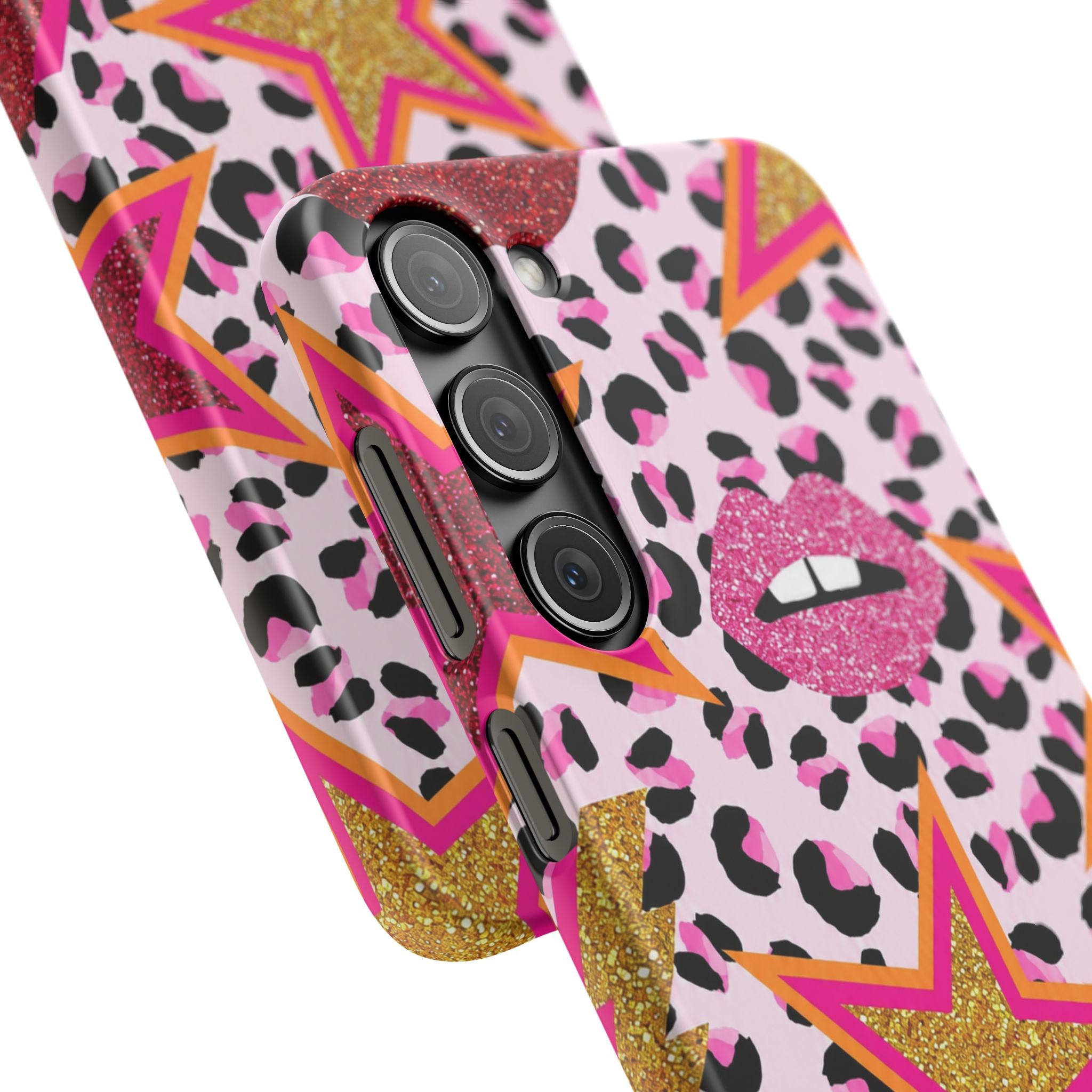 Pink Leopard Pop Art Phone Case