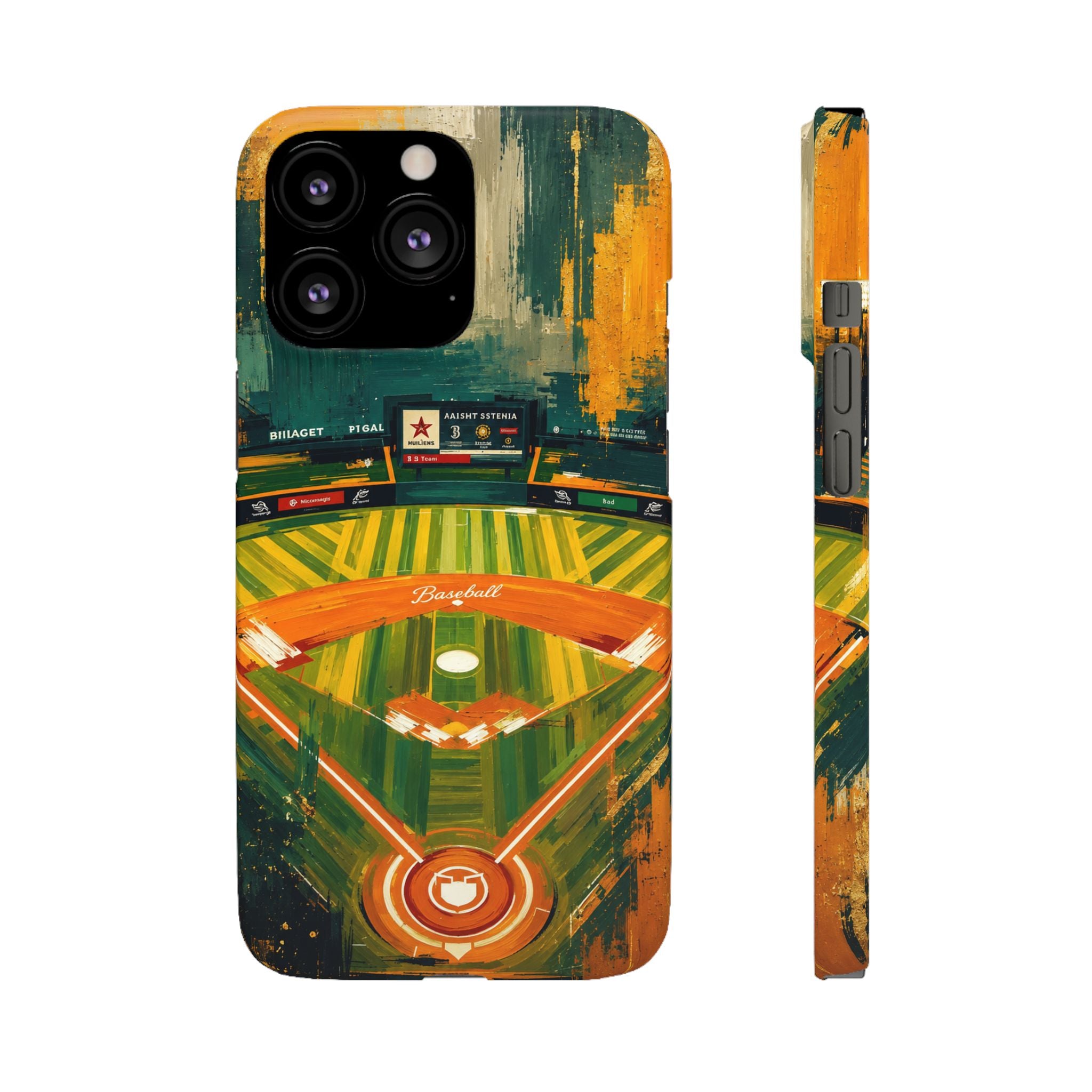 Abstract Baseball Stadium Phone Case