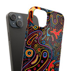 Neon Maze Phone Case