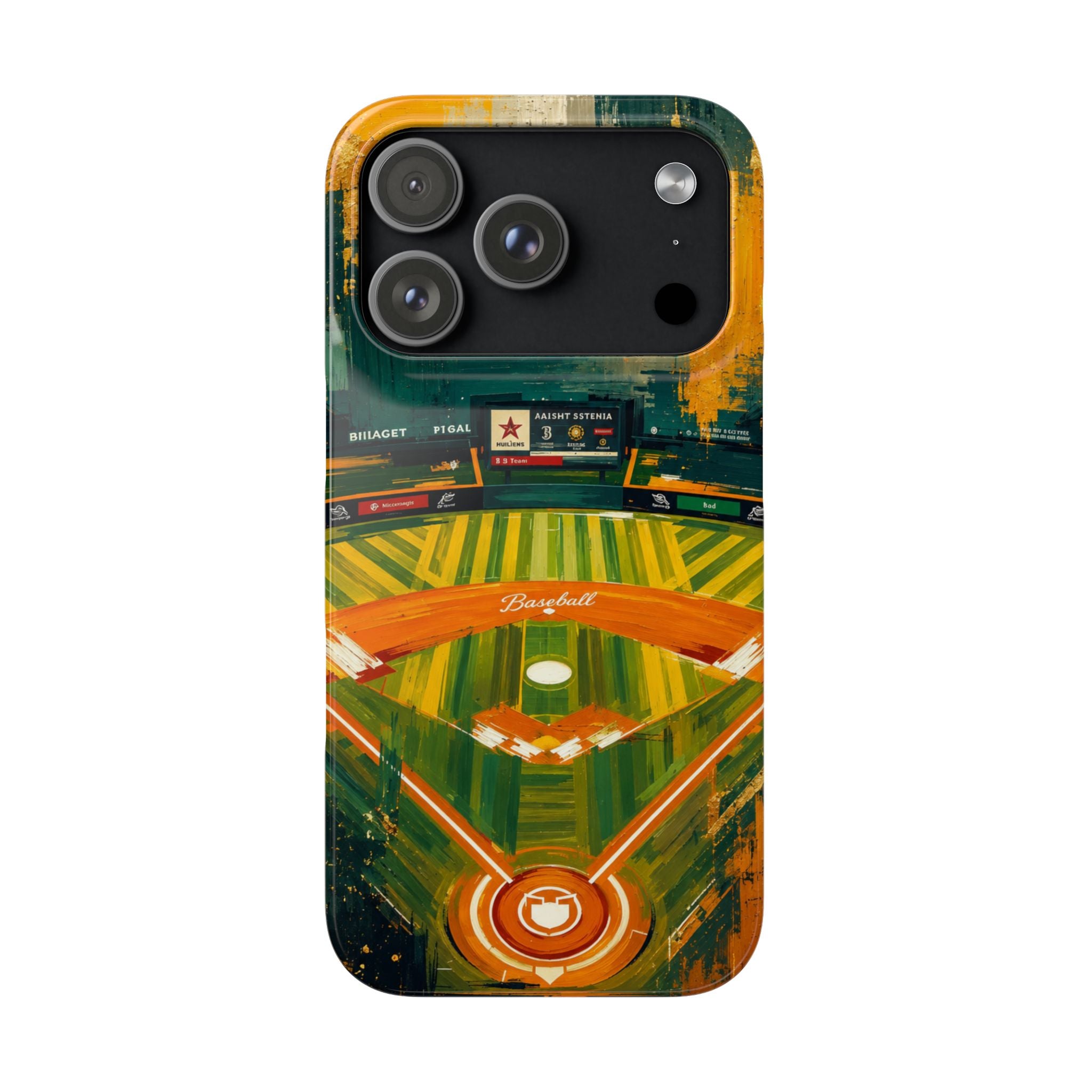 Abstract Baseball Stadium Phone Case