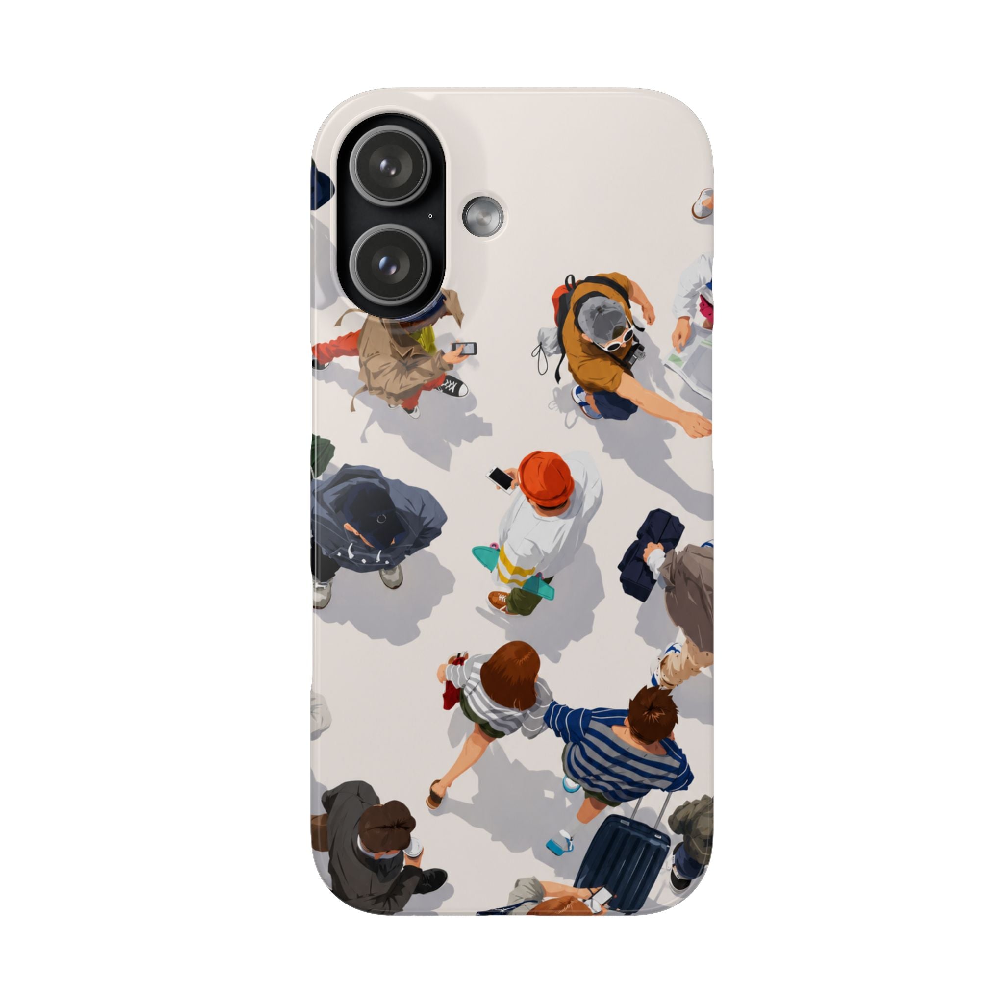 City Crowd Aesthetic Phone Case