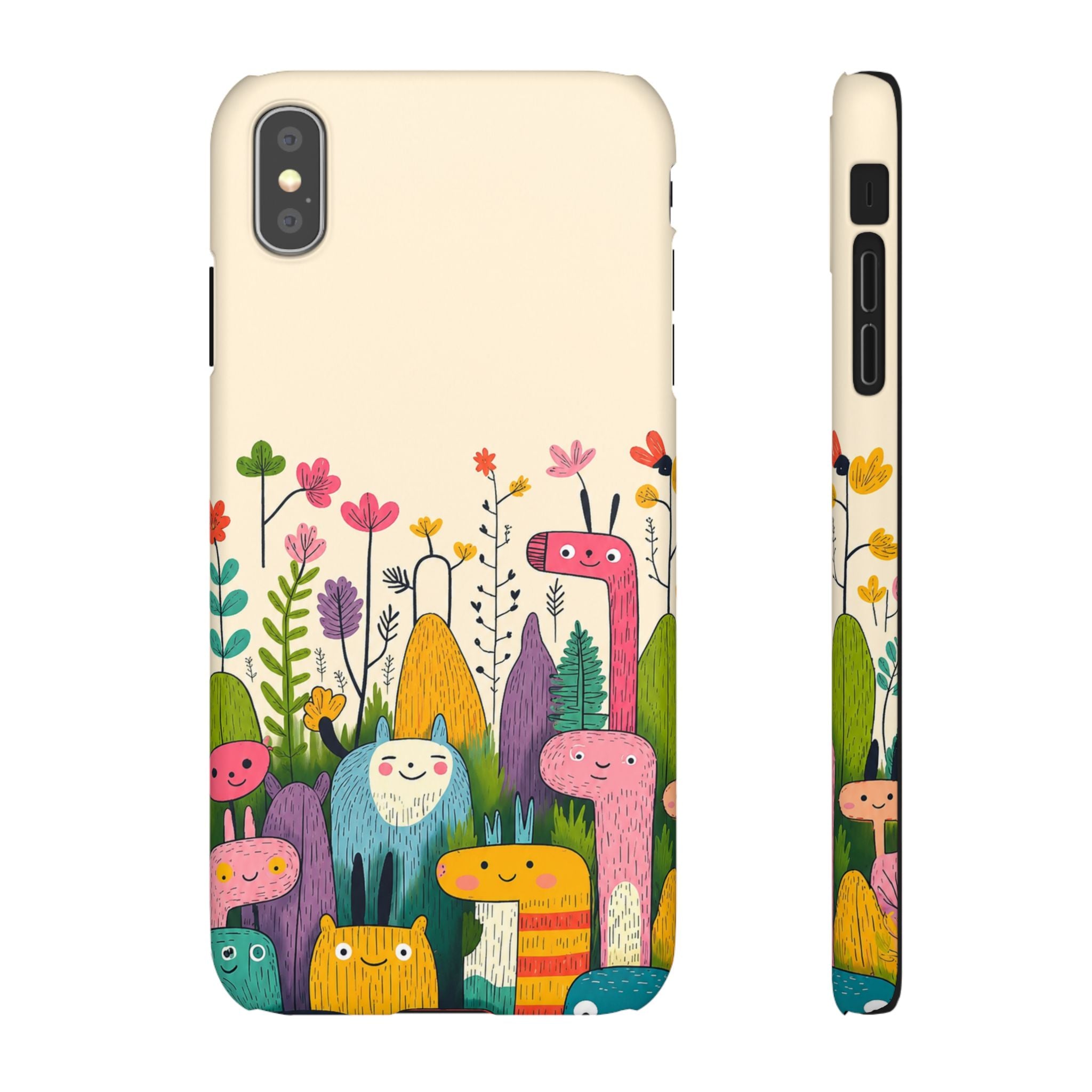 Cute Monster Garden Phone Case