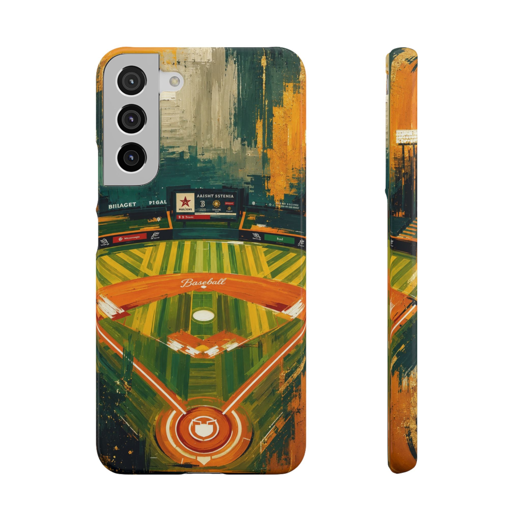 Abstract Baseball Stadium Phone Case