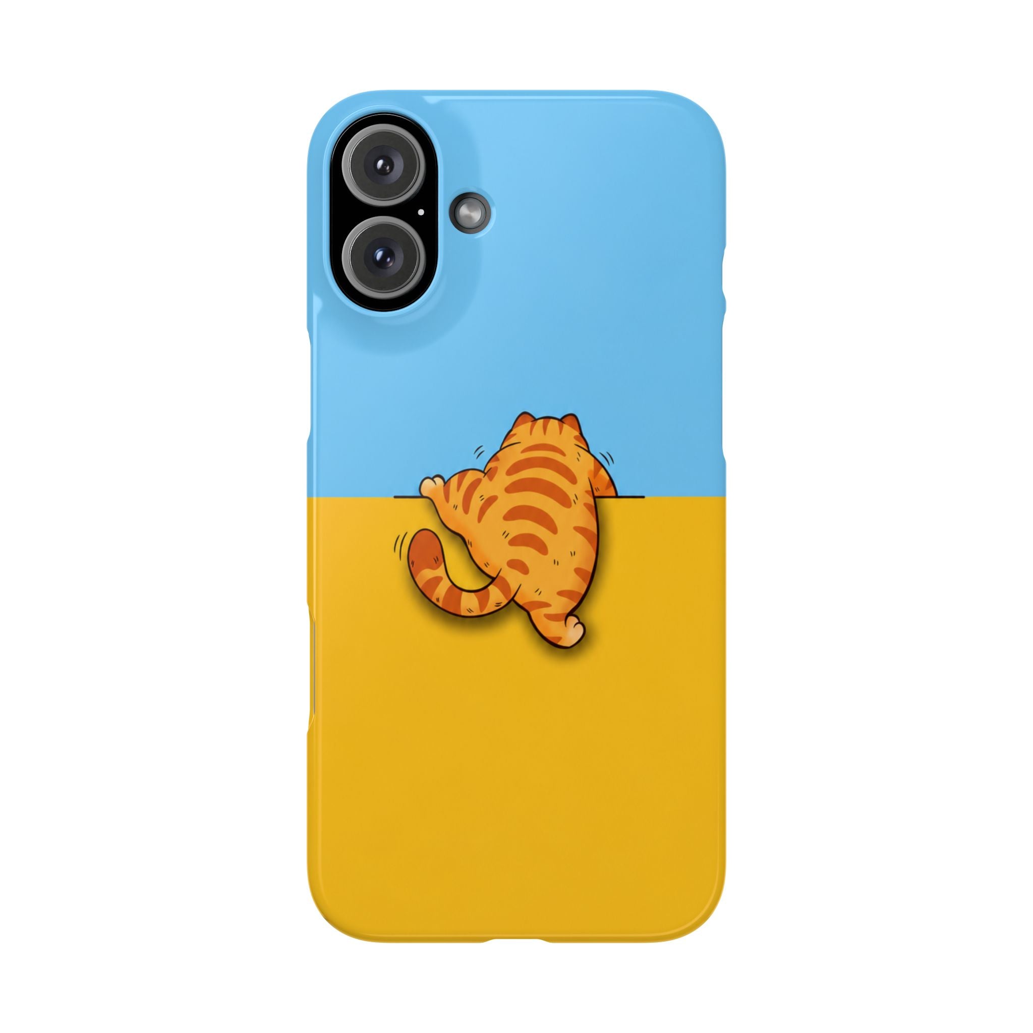 Peekaboo Orange Cat Phone Case