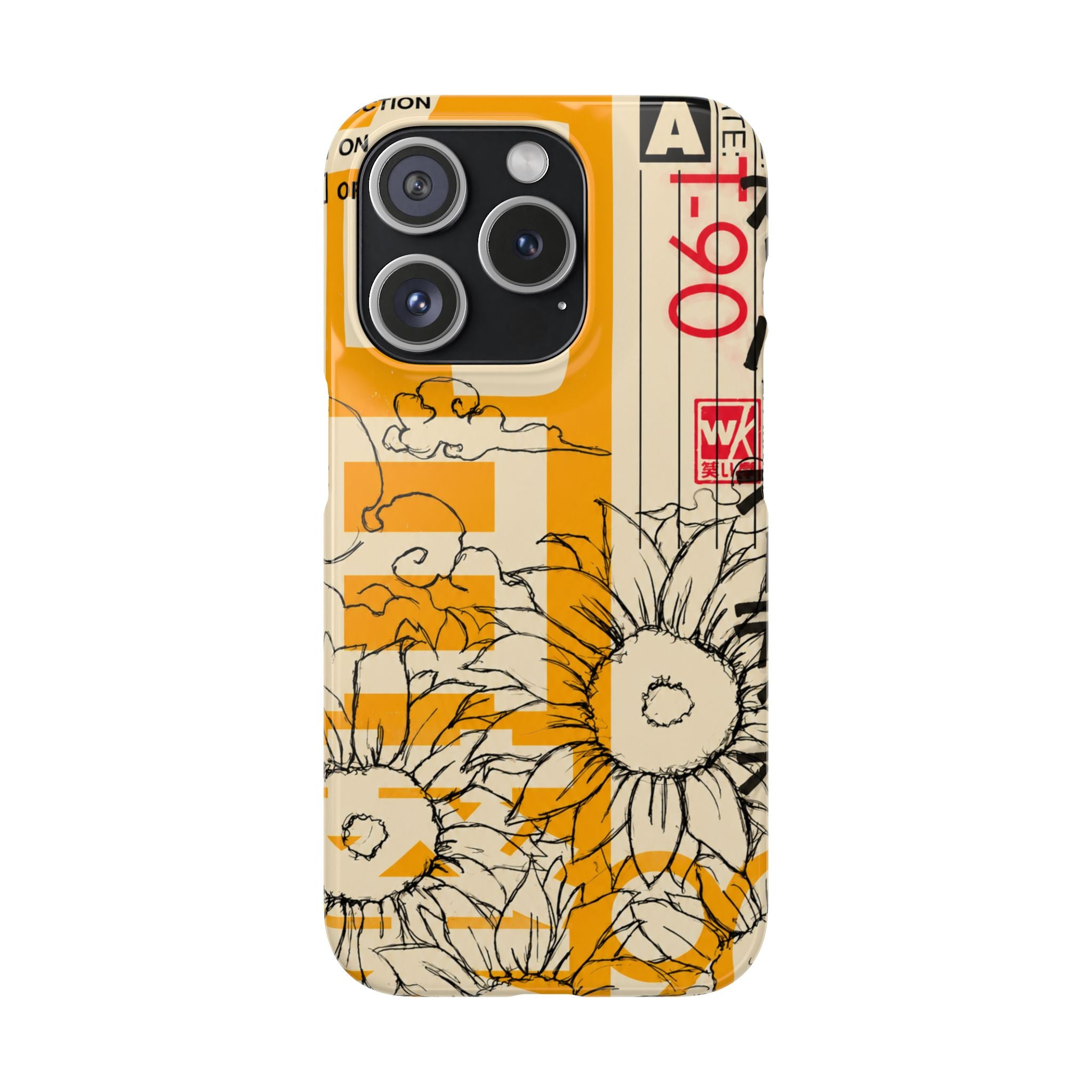 Retro Cassette Floral Phone Case