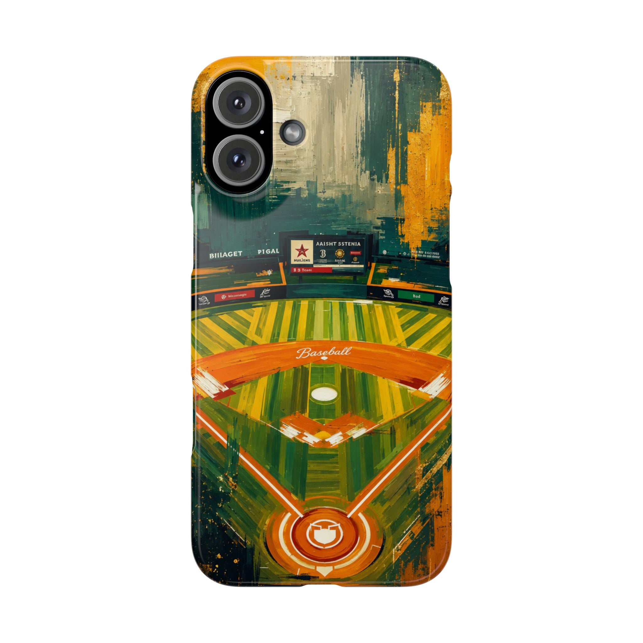 Abstract Baseball Stadium Phone Case