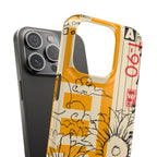 Retro Cassette Floral Phone Case