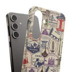 Vintage Travel Stamps Phone Case