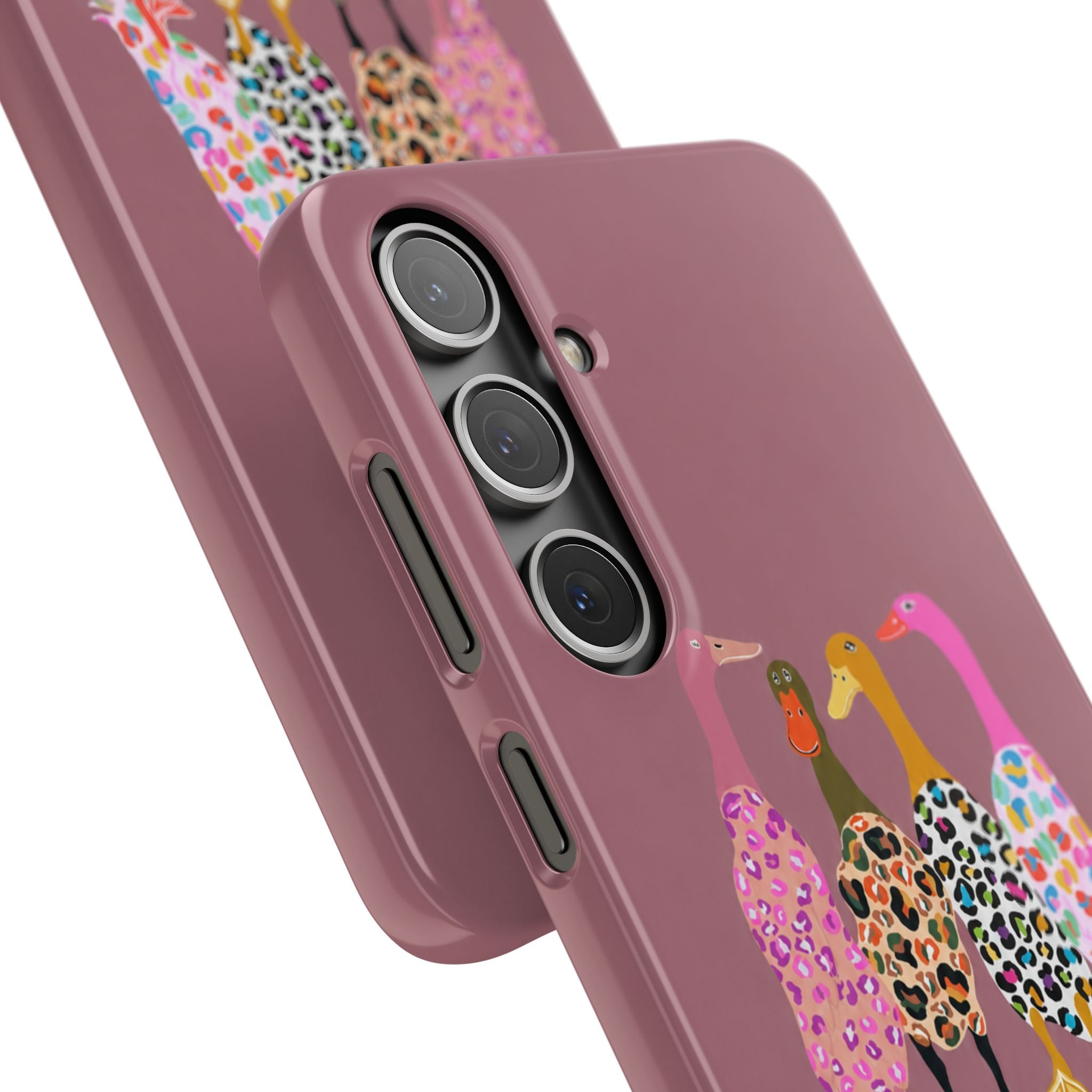 Colorful Leopard Ducks Phone Case